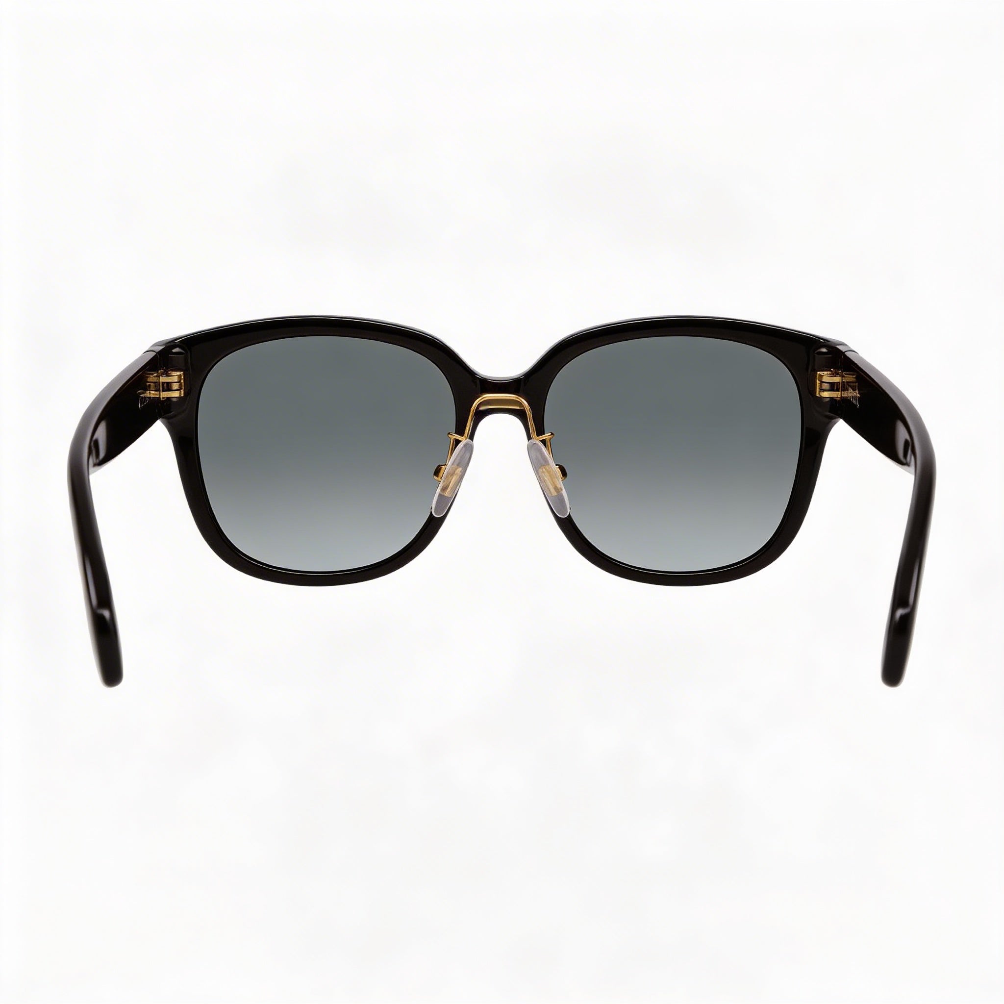 Gafas de sol Gucci Gg1409sk-001 para mujer, ovaladas, Panthos, de acetato reciclado, con lentes degradadas en negro y gris, 55 mm, Photo 4