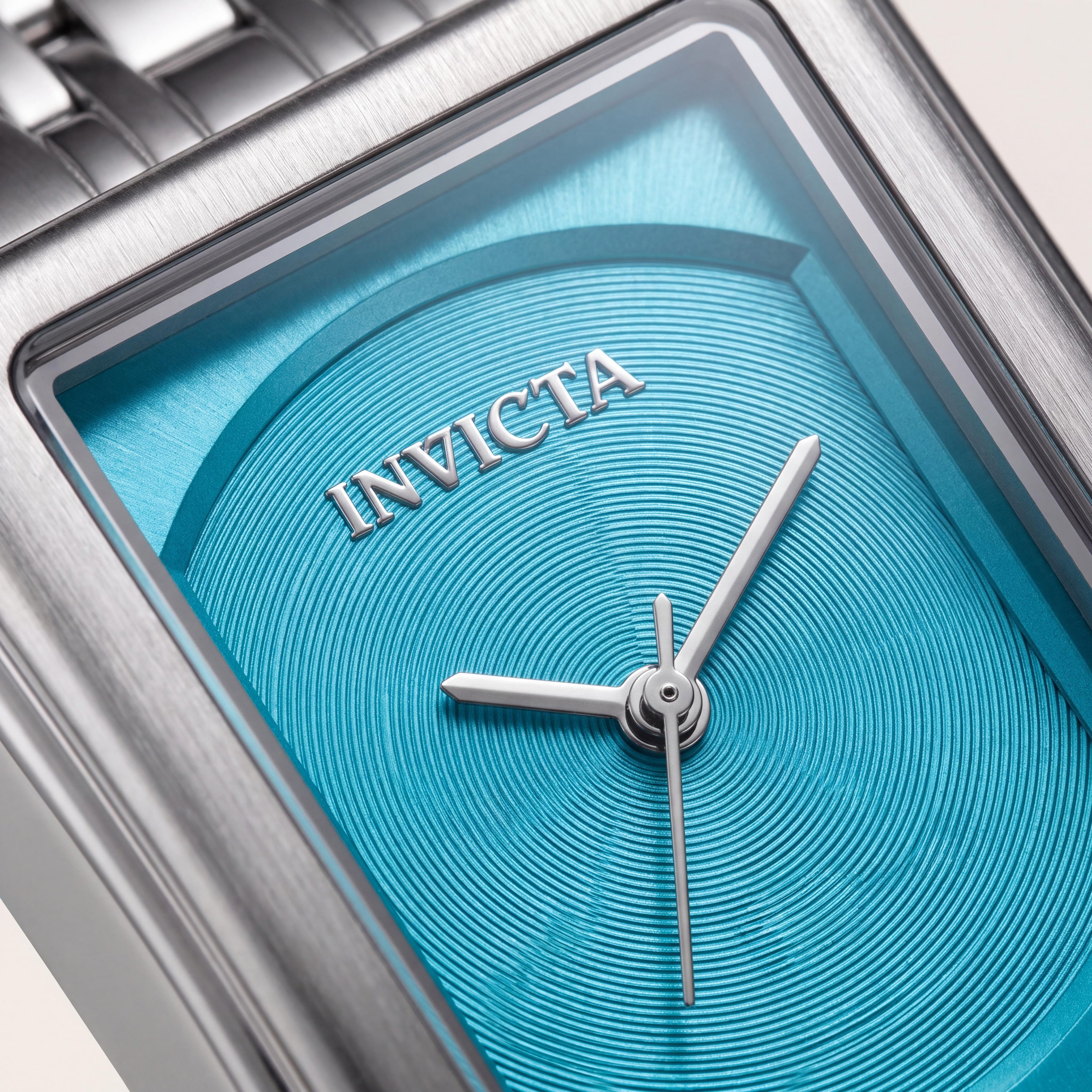 Invicta Wildflower 69333 Reloj de Pulsera de Cuarzo para Mujer de Acero Inoxidable Plateado con Esfera Azul de 26 mm, Resistente al Agua 3 ATM, Photo 2