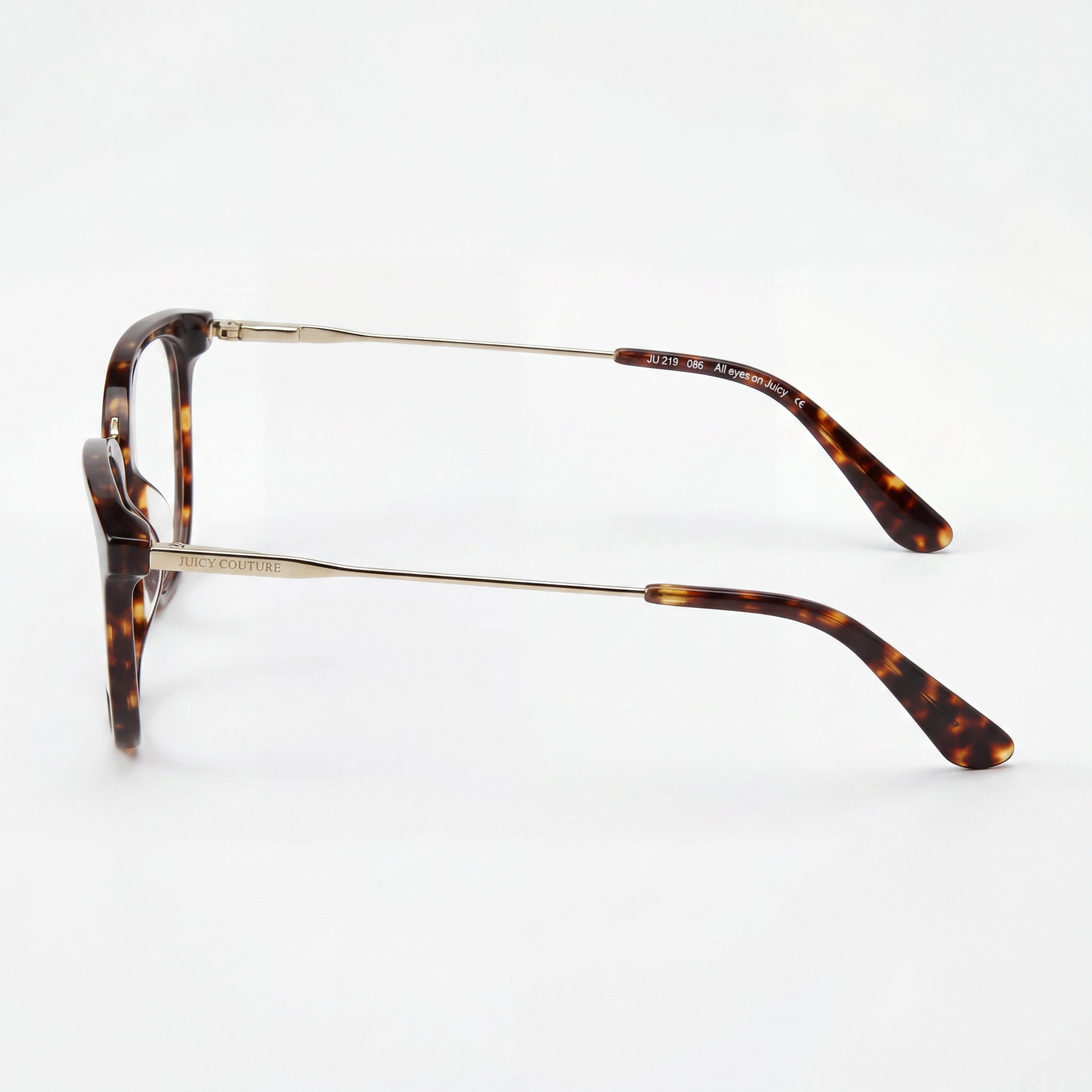Juicy Couture Modern Women's Havana Acetate Eyewear Frames with Havana Polycarbonate Lenses, 49mm, Photo 2