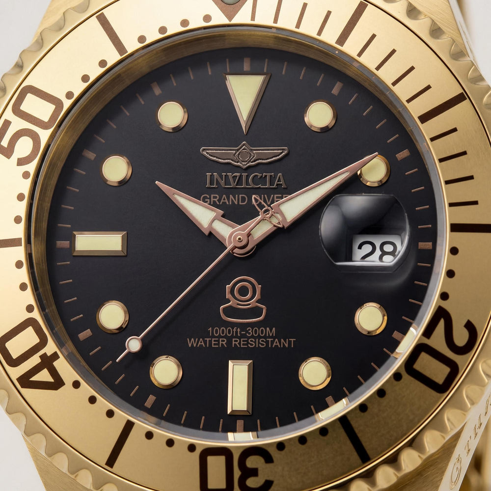 Invicta 24766 Men's Automatic Gold-tone, Black Watch, 47mm