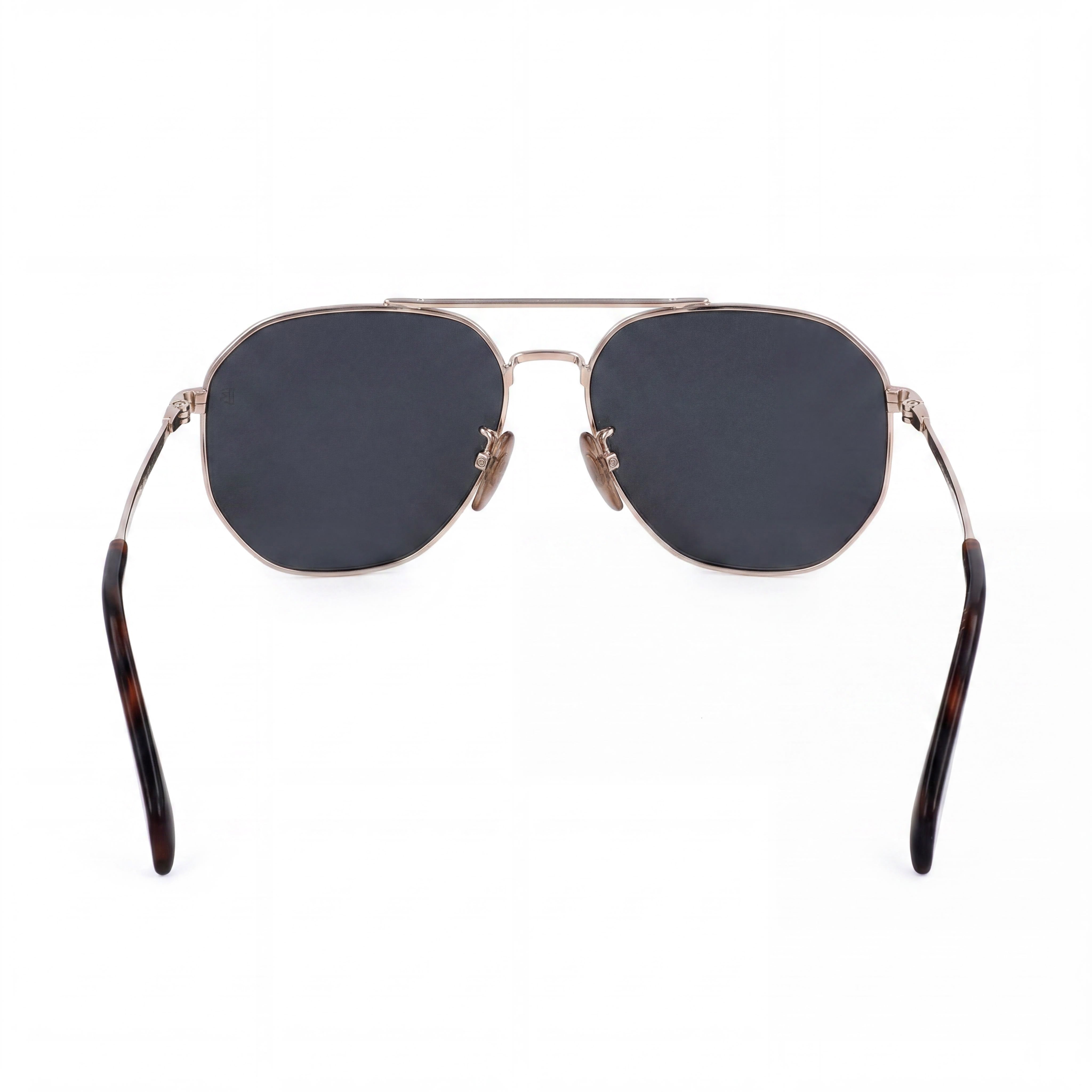 David Beckham Classic Unisex Oro Habana Marco Verde Lentes de Policarbonato Degradado Gris Oscuro Protección UV Gafas de Sol 60mm, Photo 4