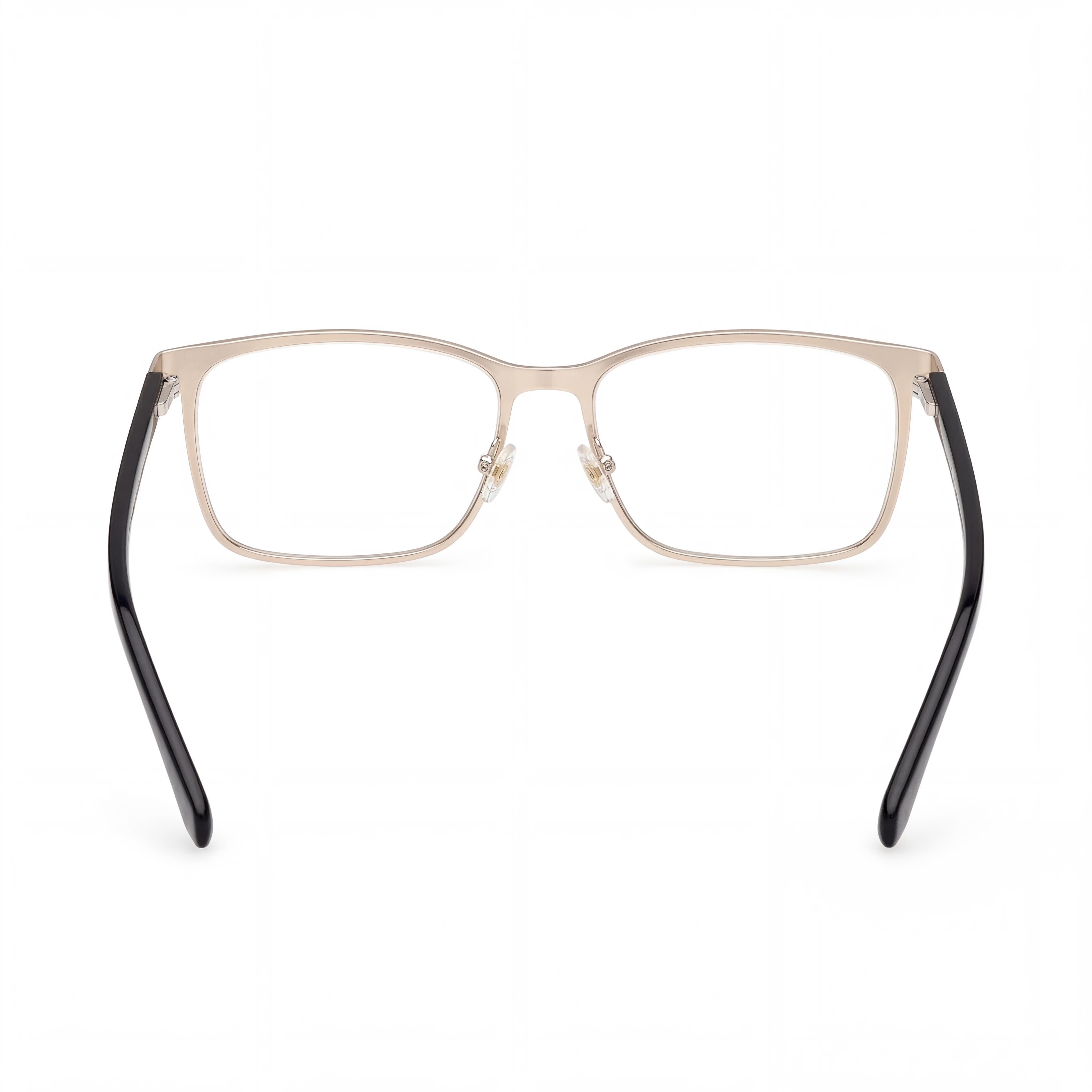 GUESS Gu50193 Men's Shiny Pale Gold Black Metal Non- Eyeglasses 56mm, Photo 3