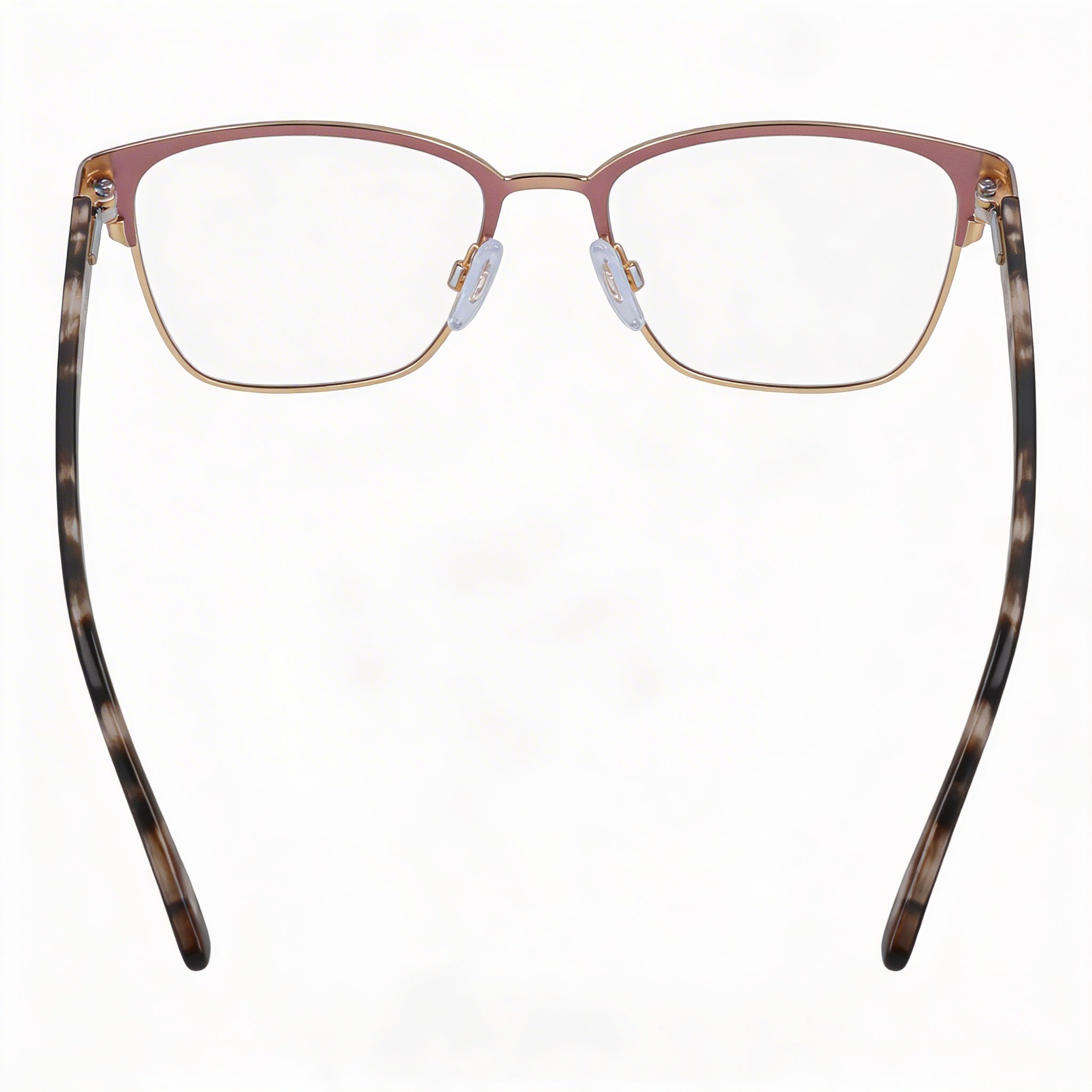 DKNY Dk3002 Women's Metal Frame Eyeglasses, Stainless Steel and Mauve, with Mauve Lenses, 52mm, Photo 3