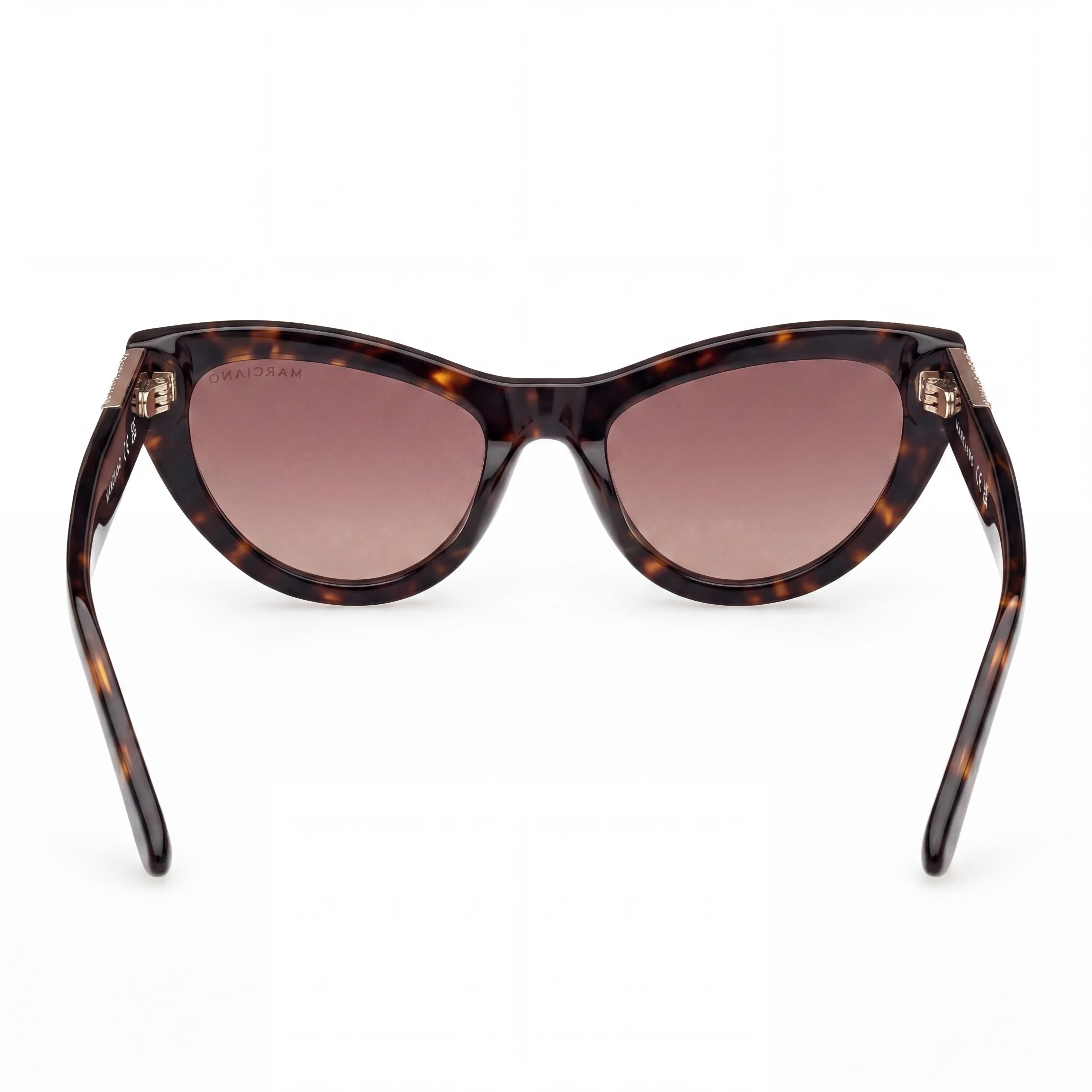 GUESS by Marciano Gm00025 Unisex Dark Havana Plastic Frame Brown Non-Polarized Lens Eyewear 53-21-140, Photo 4