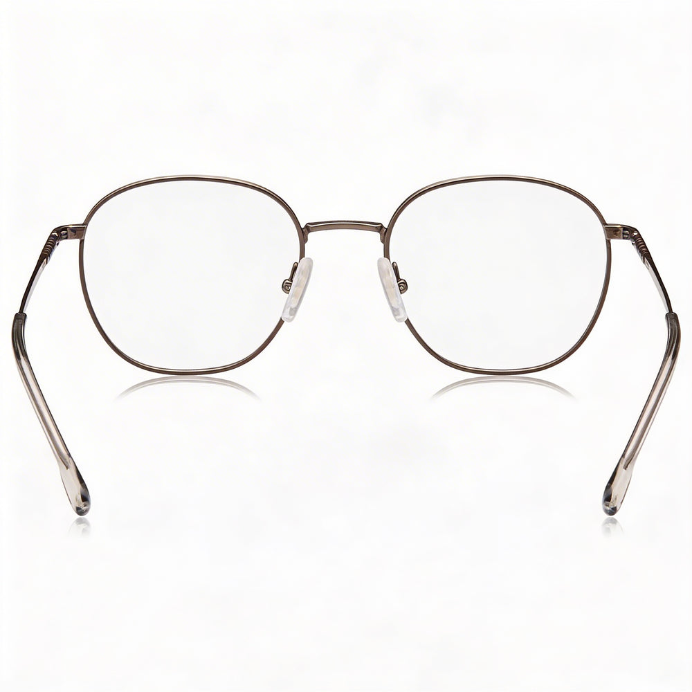 Gafas Hugo Boss 1415 para hombre, con montura de metal, color rutenio oscuro mate, lentes de 55 mm