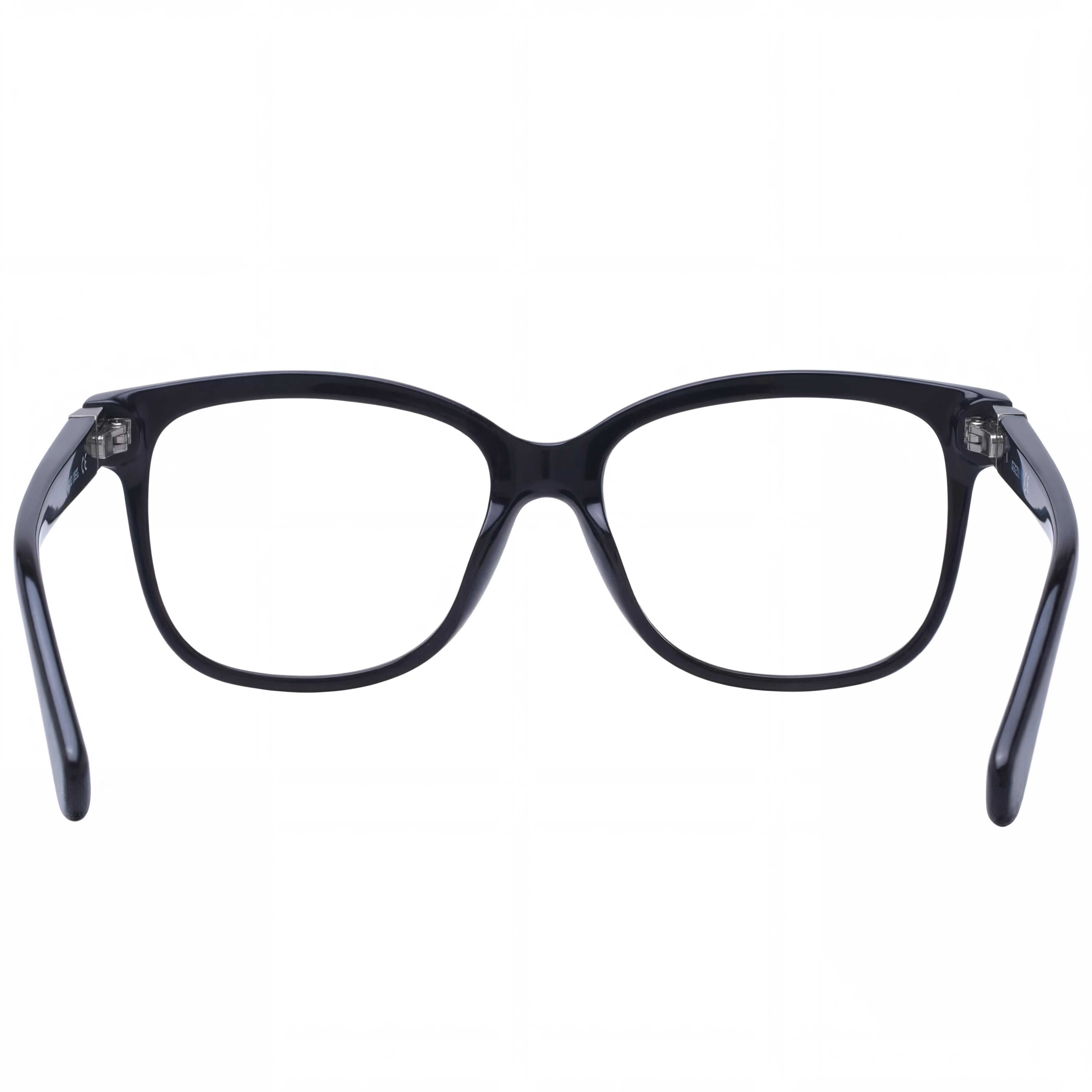 GUESS Classic GU5220 Unisex Square Full-Rim Plastic Eyeglasses Shiny Black (51mm Lens / 15mm Bridge / 140mm Temple), Photo 3