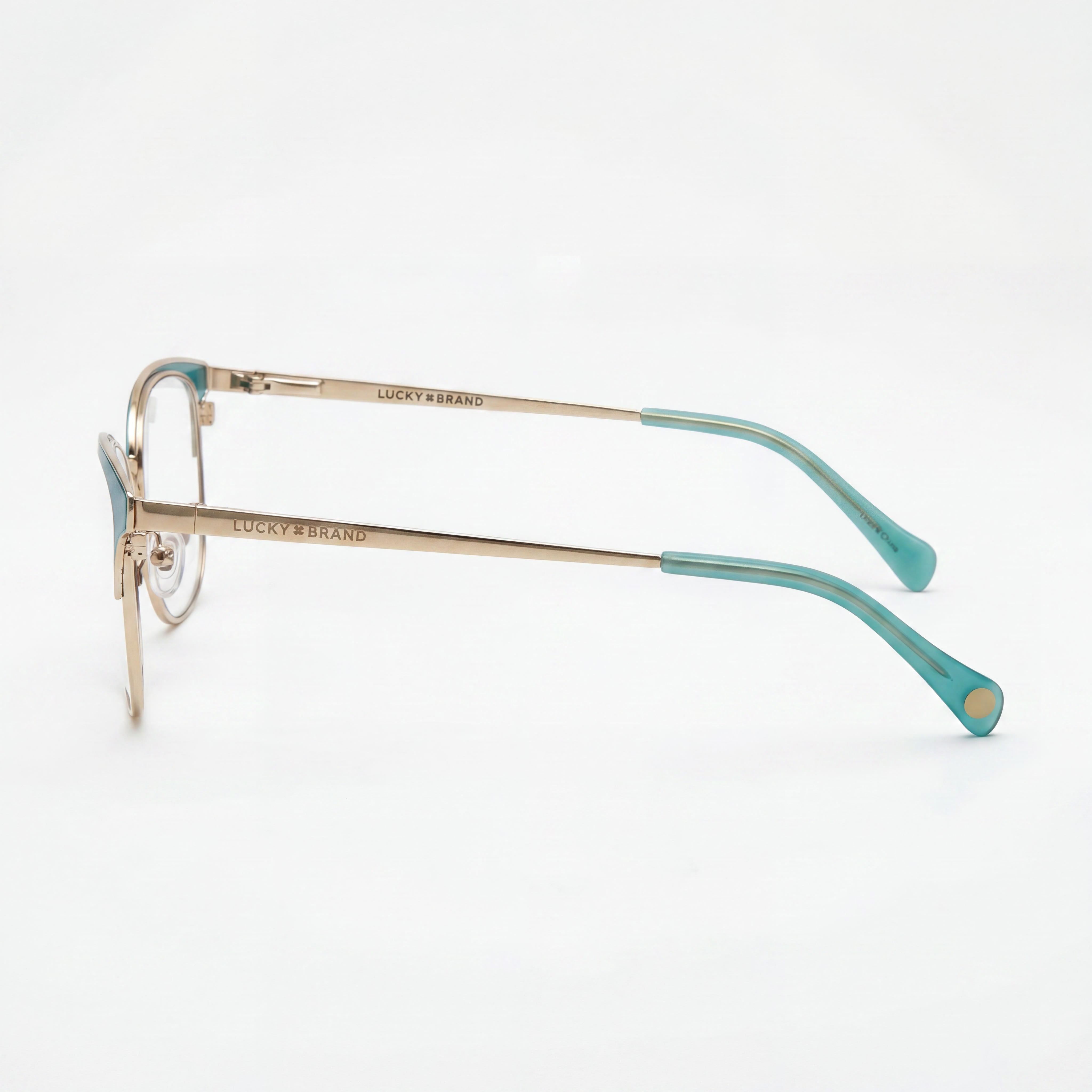 Lucky Brand D115 Men's Blue Lightweight Metal Frame Polarized Eyewear, 52mm Lens Width, 16mm Bridge, 135mm Temple, Photo 2
