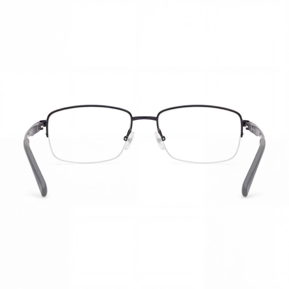 Gafas Harley-Davidson Rugged Modern de Metal Azul Mate para Hombre con Lentes de Policarbonato 55-18-145