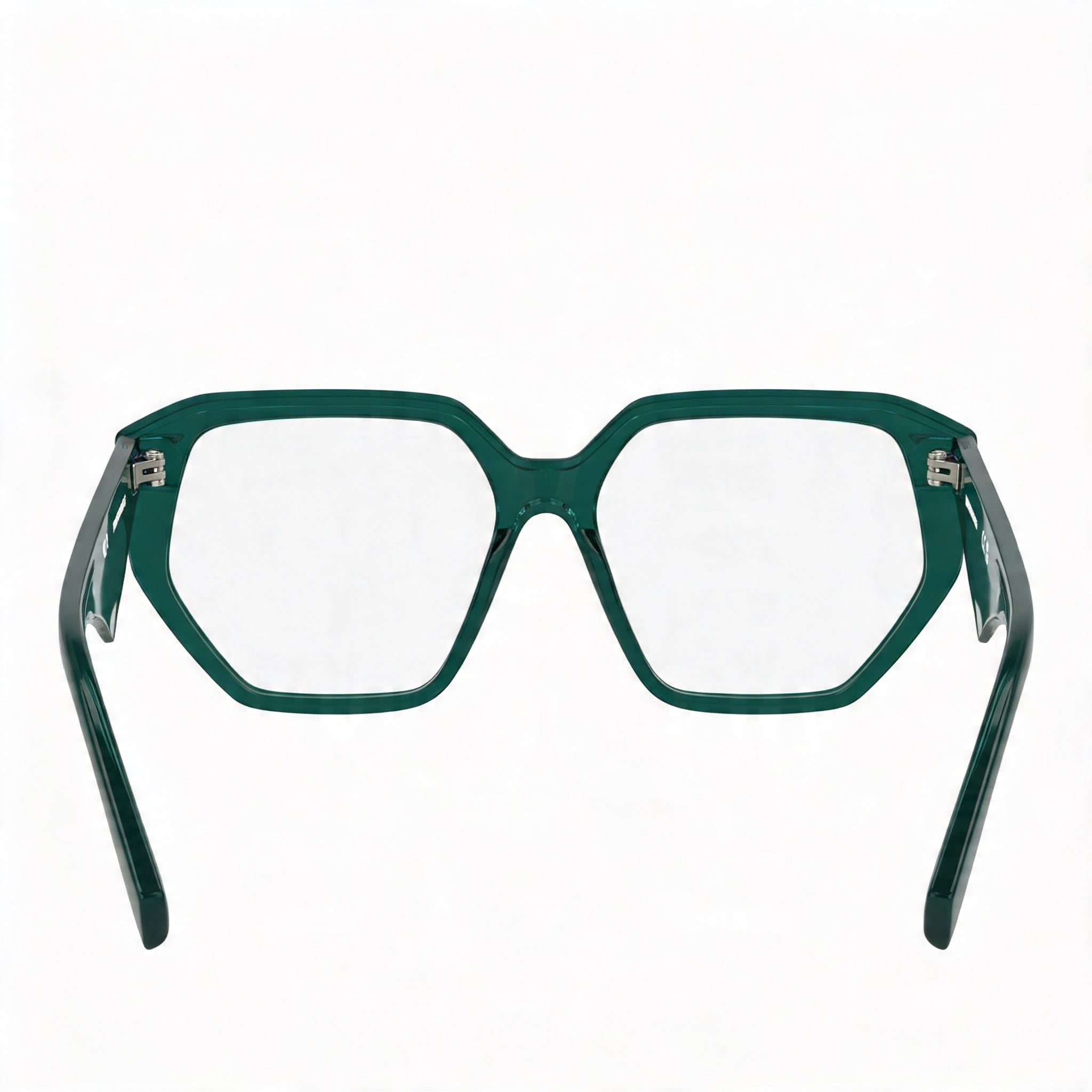 KARL LAGERFELD Kl6213 Women's Eyeglasses, Acetate Frame in Petrol, Transparent Polycarbonate Lenses, 54mm, Photo 4