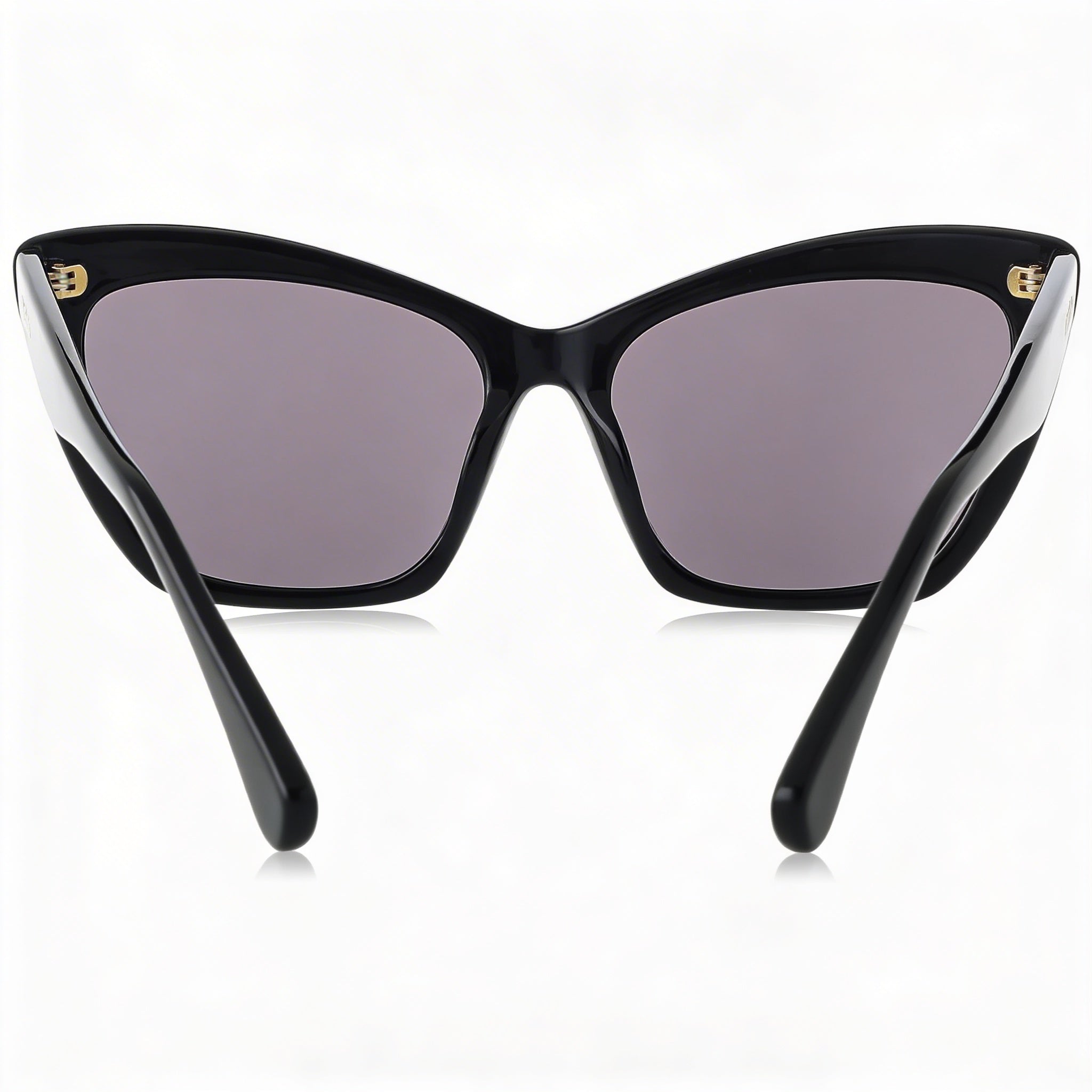 Gafas de sol MaxMara Modern para mujer con montura de plástico negra y lentes ahumadas (ancho de lente: 57 mm, puente: 18 mm, patilla: 145 mm), Photo 3