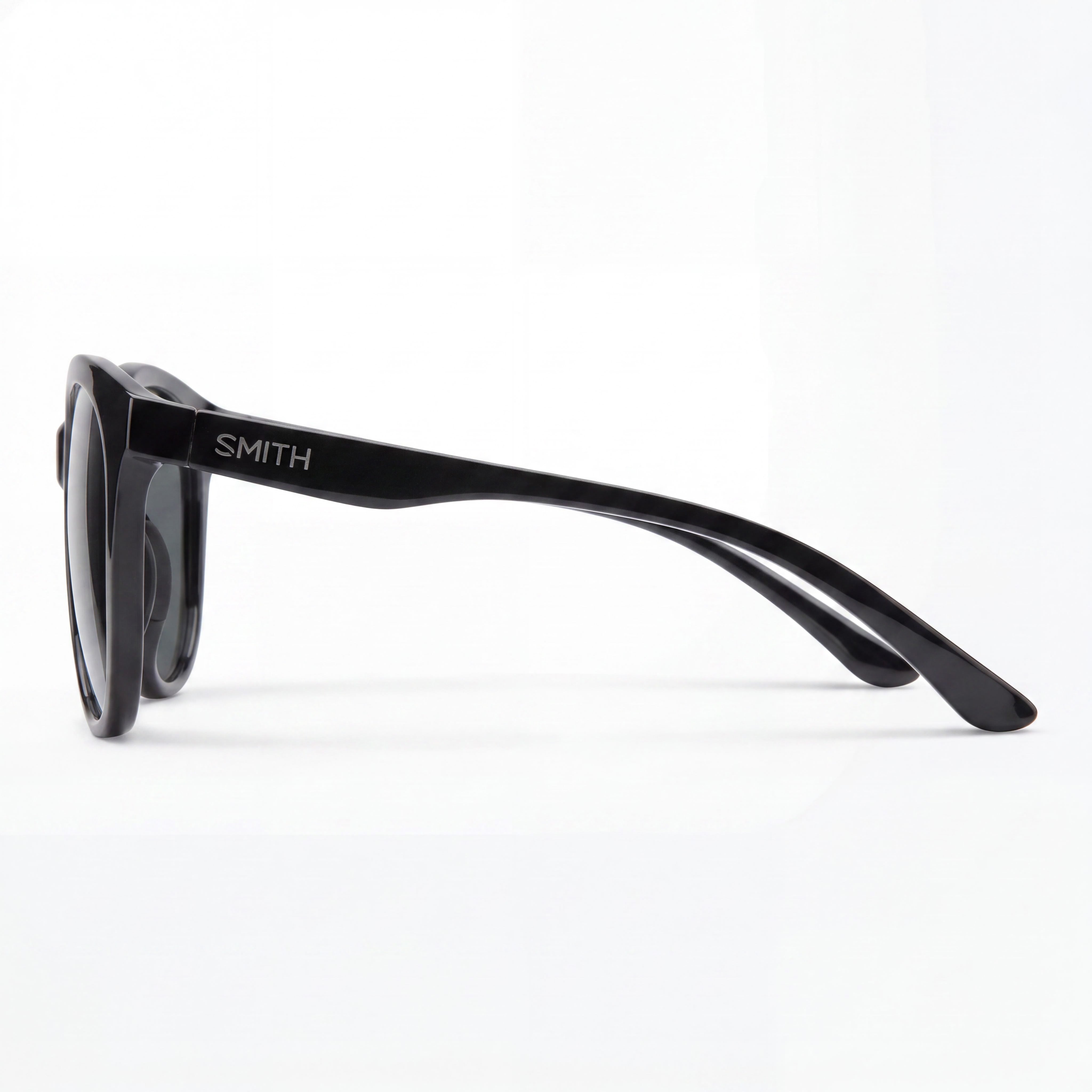 SMITH Bayside Unisex Polarized Bio-Based Sunglasses, Black Frame, Polarized Gray Lenses, 54mm, Photo 3