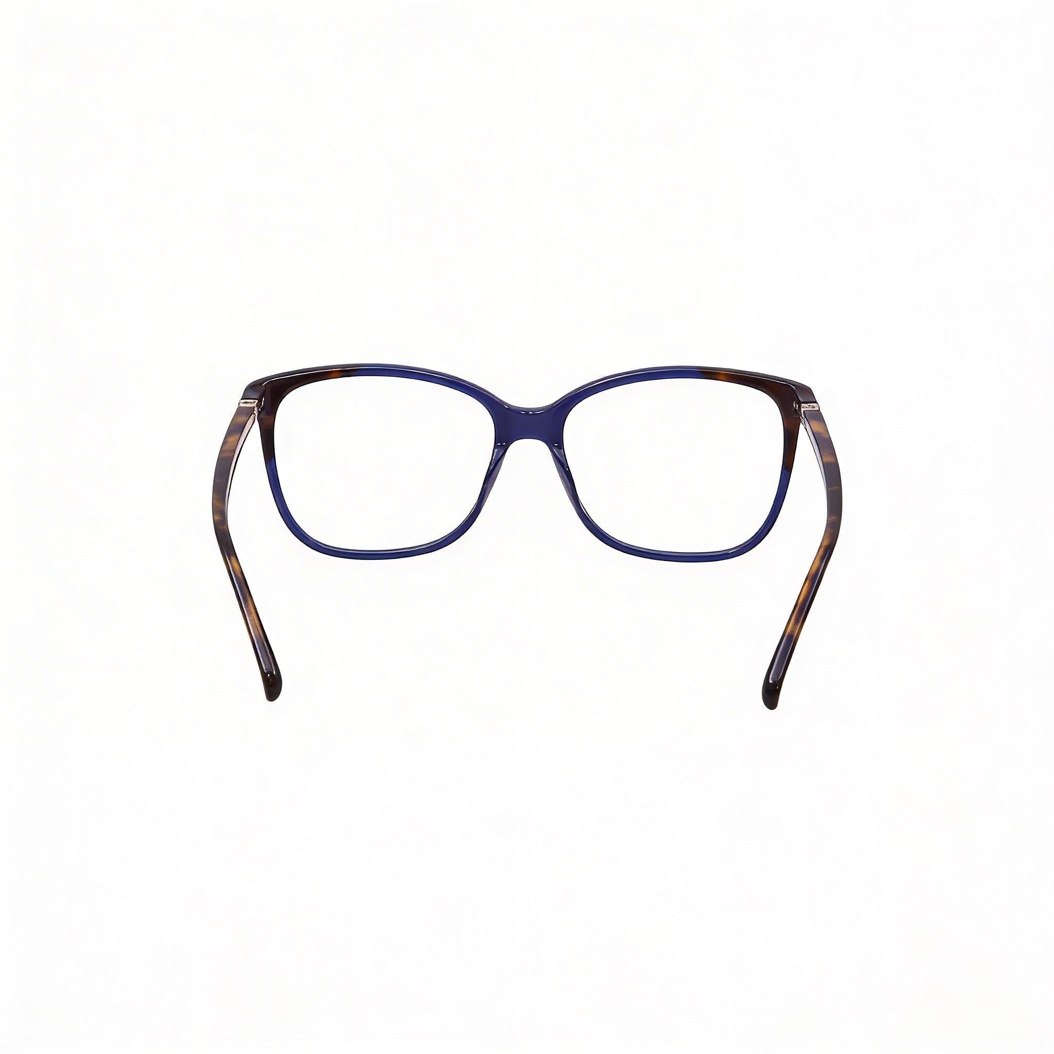 Kate Spade New York Karlyn Women's Blue Havana Full Rim Rectangle Plastic Frame Eyeglasses 53mm, Photo 4