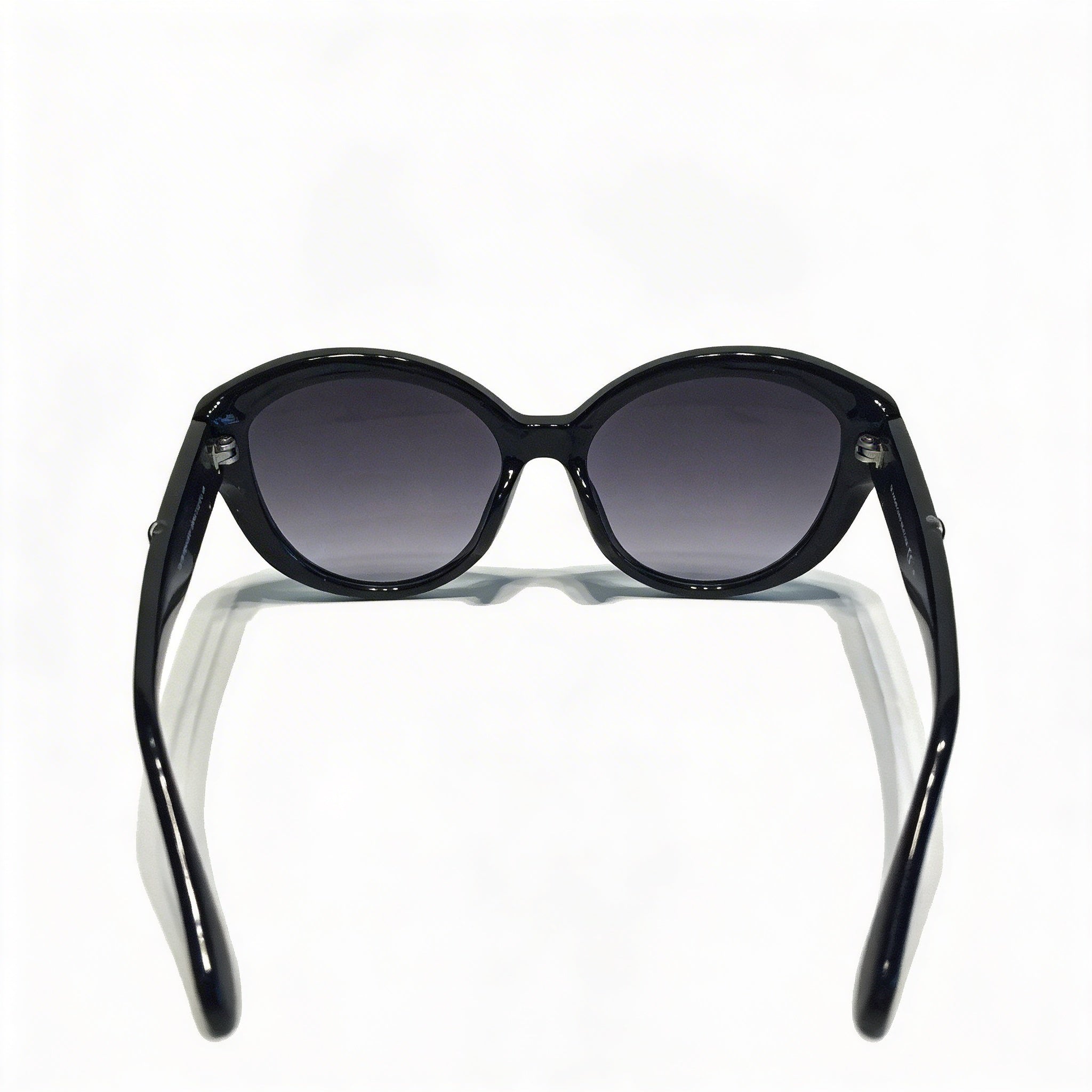 Gafas de sol clásicas Kate Spade New York estilo ojo de gato para mujer con montura y lentes negras, ancho de lente de 55 mm, Photo 4