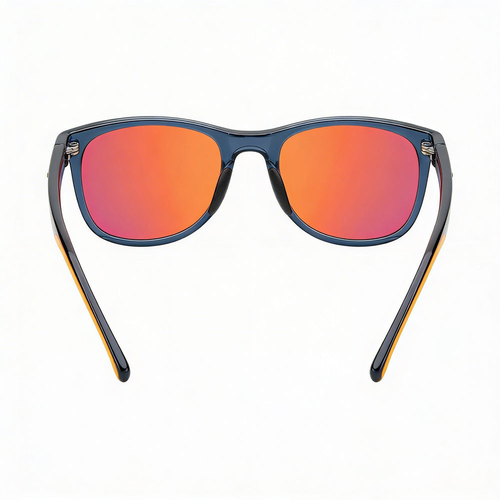 Carrera race 8054 Unisex Transparent Blue Plastic Frame Blue Lens UV Protection Sunglasses 52mm