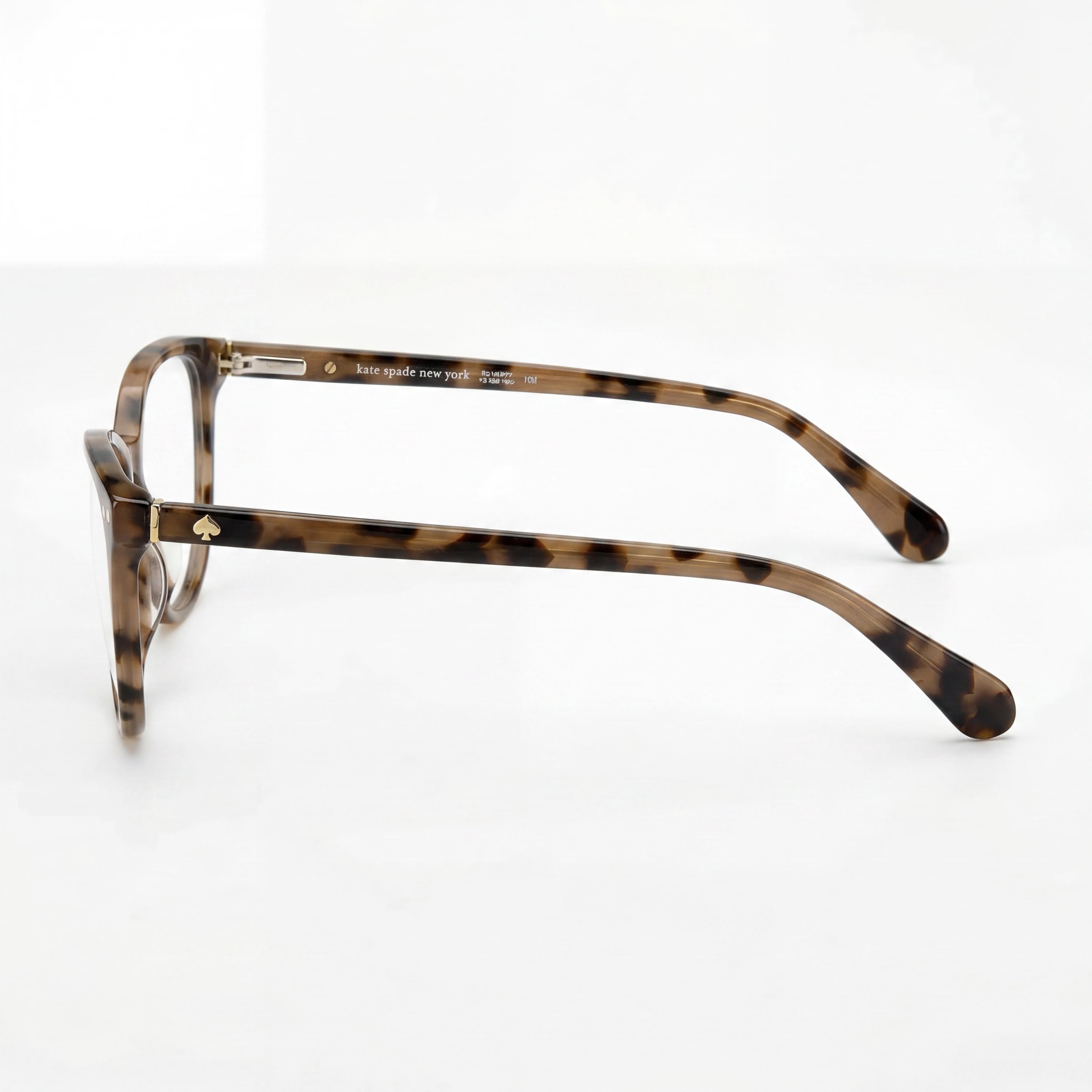 Gafas kate spade new york modernas de mujer de montura completa de plástico color Habana con lentes de policarbonato de 52 mm, Photo 2