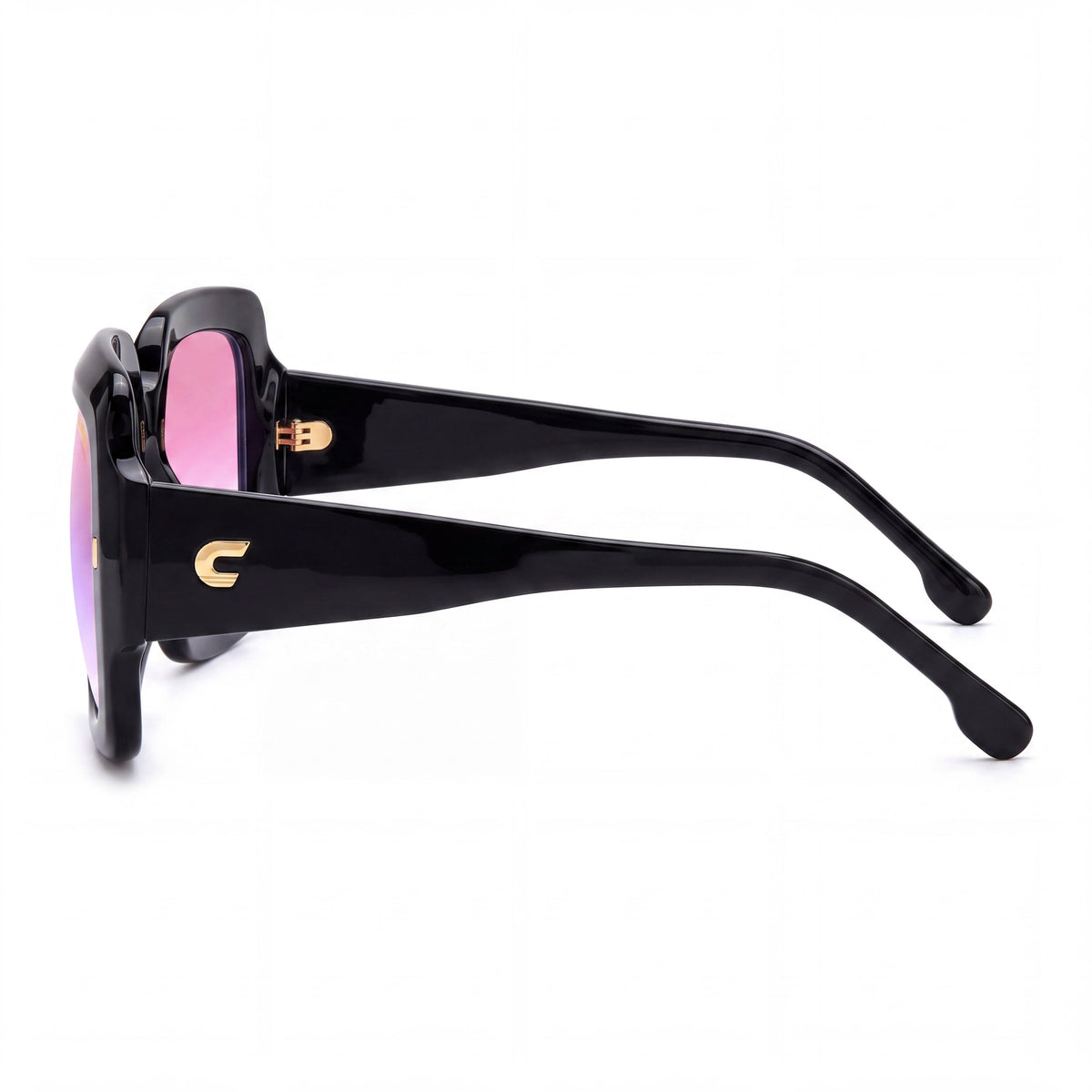 Gafas de sol Carrera 3004/S unisex de montura de plástico, negras, con efecto violeta multicapa, 54 mm, Photo 3