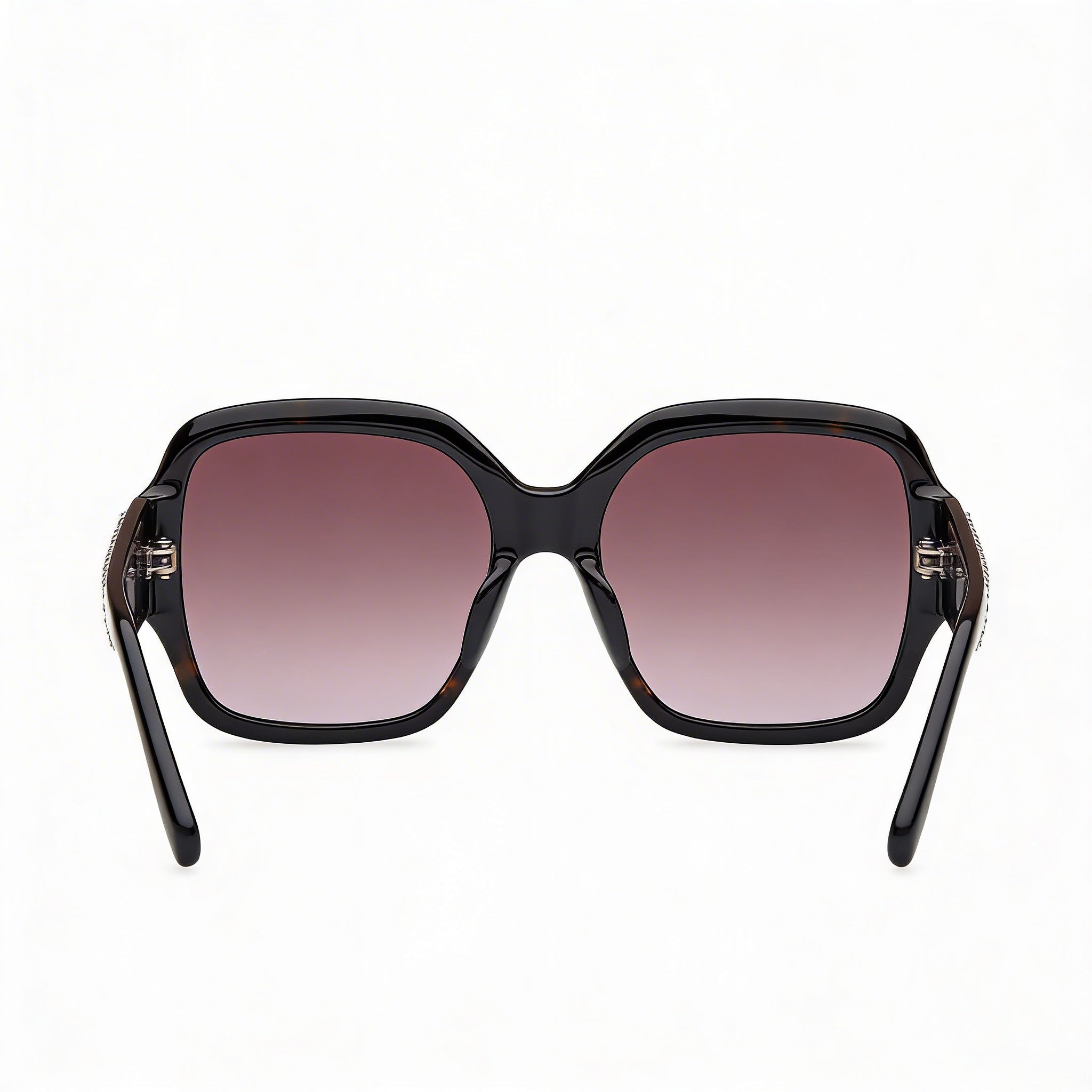 Guess by Marciano Classic Women's Plastic Dark Havana Frame Multicolor Lens Eyewear 56-19-140, Photo 3