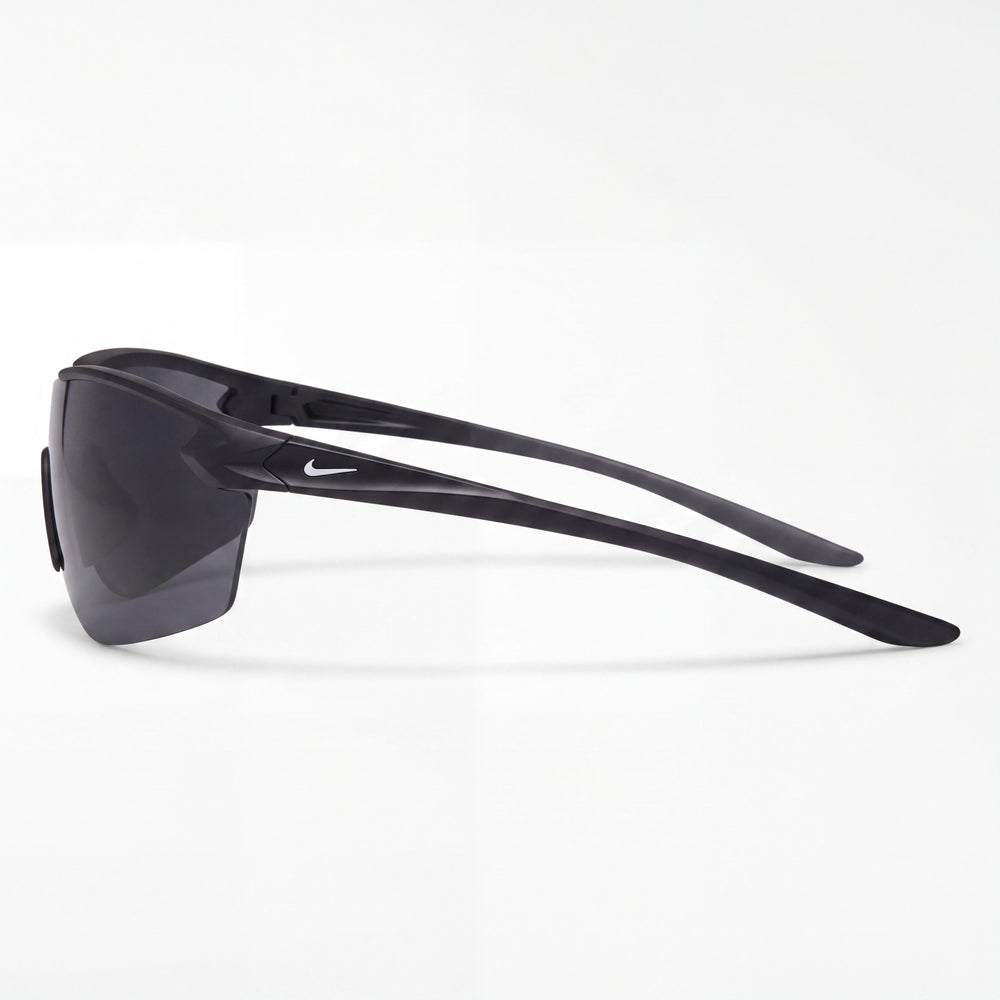 Nike NIKE VICTORY ELITE DV2131 Gafas de sol para mujer, acero inoxidable negro mate, gris oscuro sin polarizar, protección UV 100%, 60 mm