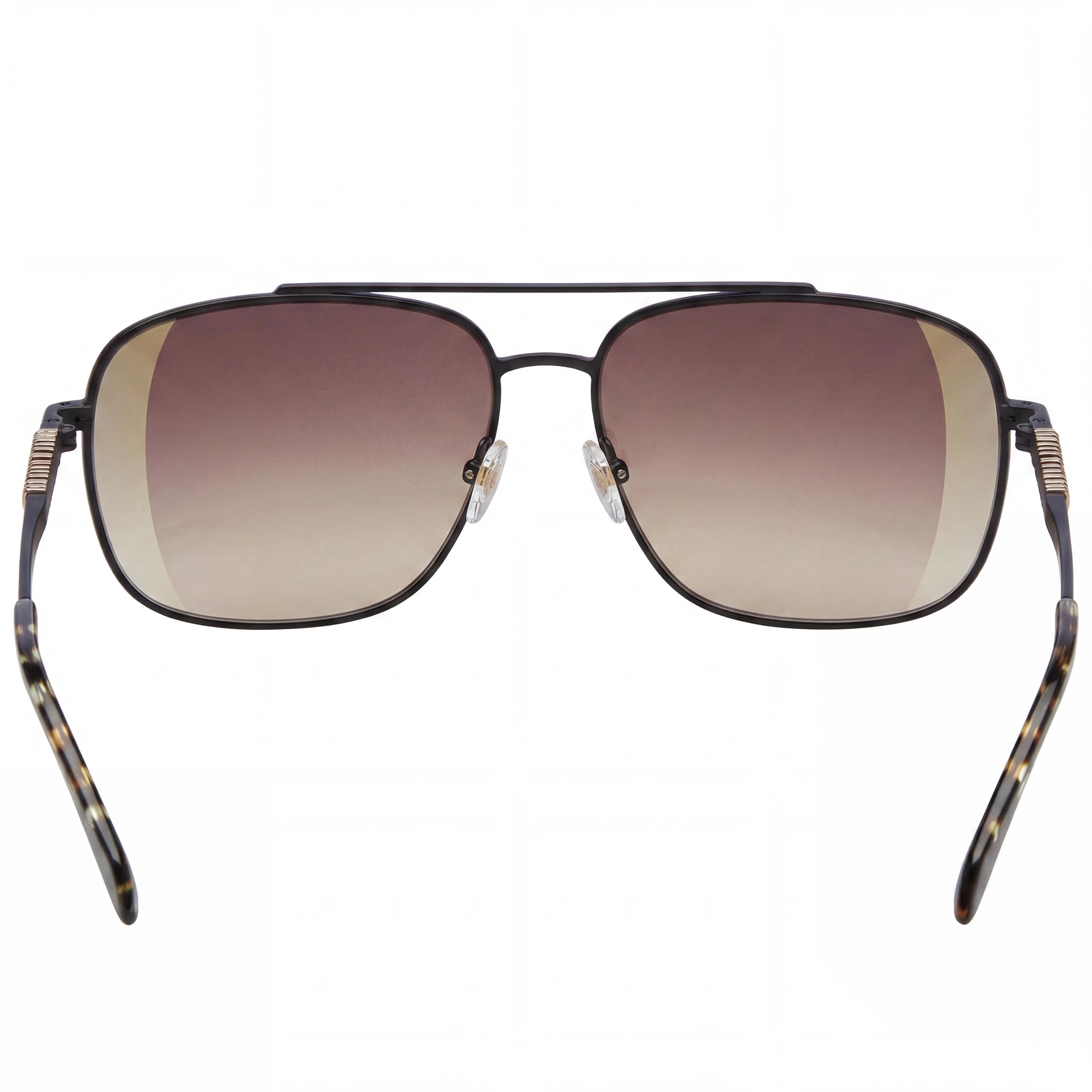 Just Cavalli Casual Women's Metal Frame Black Rose Gold Black Non-Polarized Square Sunglasses, Photo 4