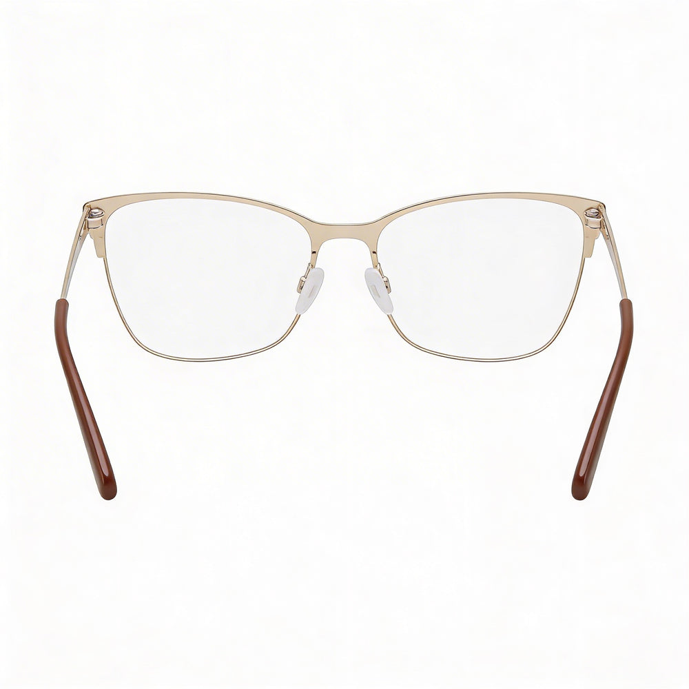 bebe Bb5221 Women's Acetate Frame Eyeglasses in Topaz Lace with Non- Polycarbonate Lenses, Size 52-16-135