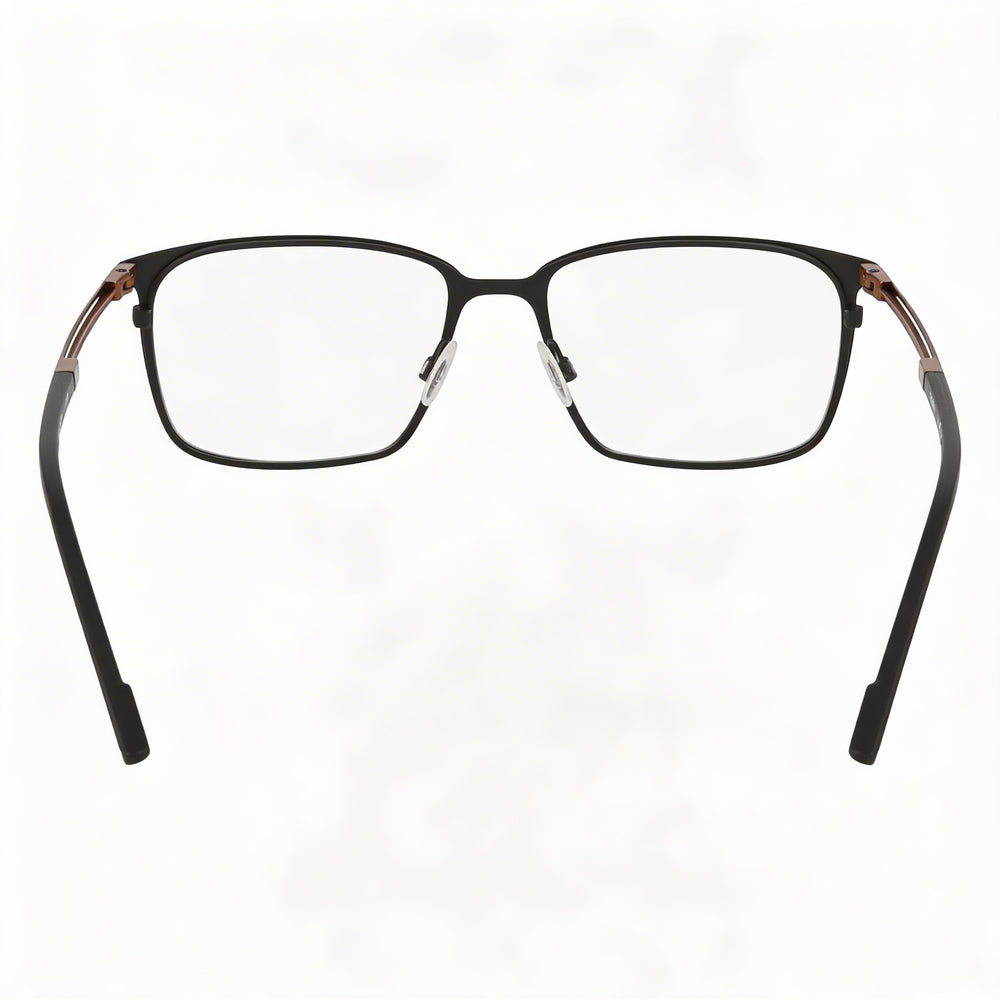 Flexon E1159 Unisex Acetate Matte Black Eyeglasses 54-18-145