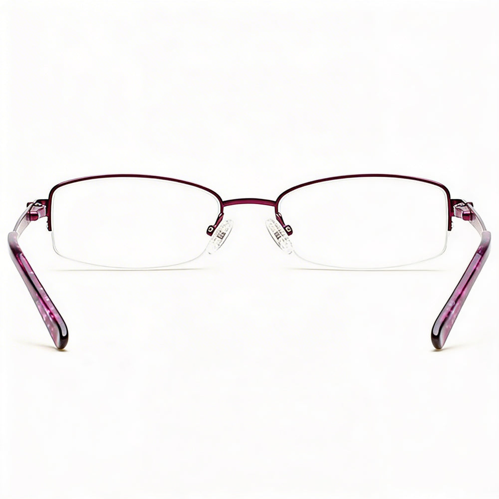 Guess Gu2525 C50 Unisex Matte Violet Metal Eyeglass Frames, Lens Width 50mm, Bridge 17mm, Temple 135mm