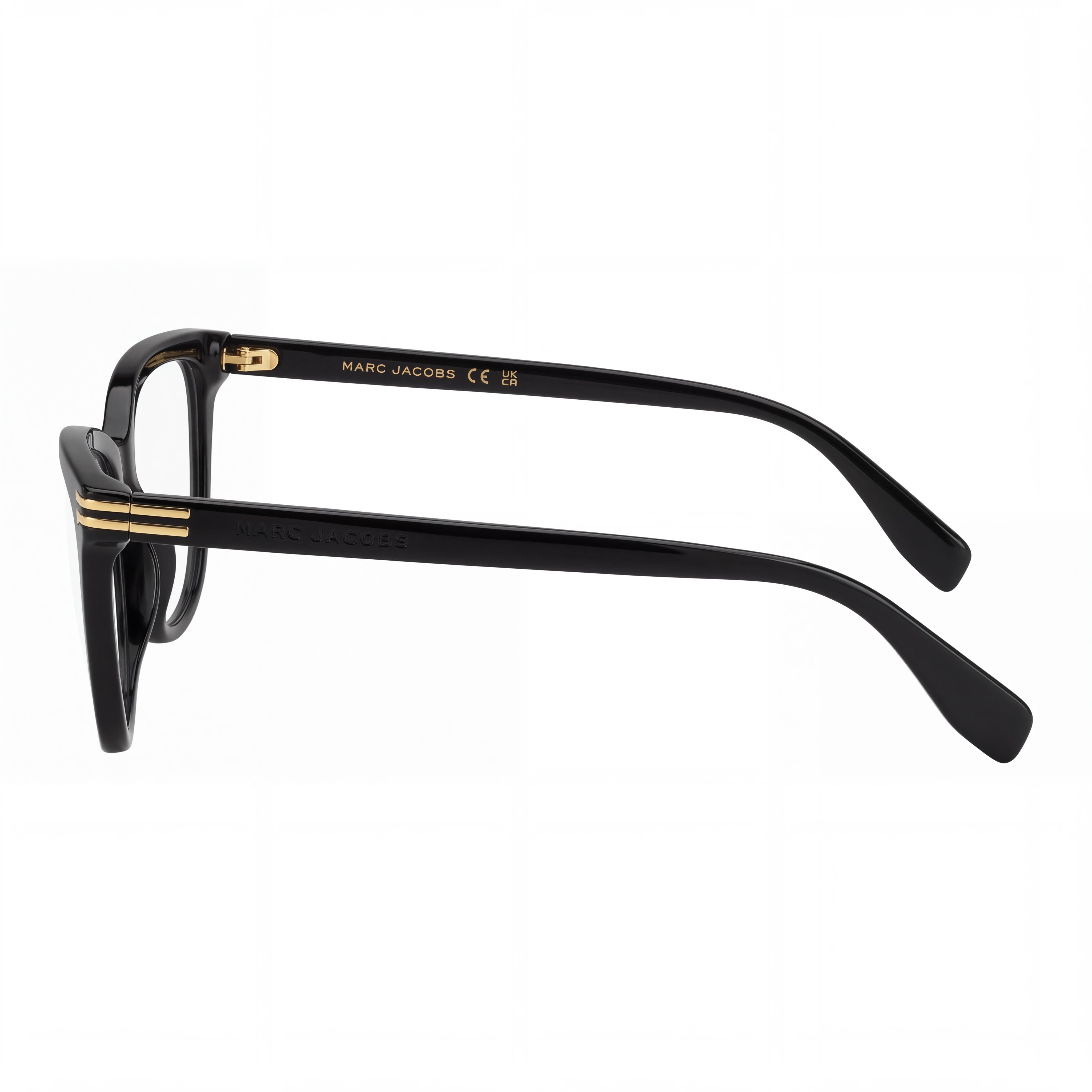 Marc Jacobs MJ 1108 Women's Black Plastic Frame Glasses with Multicolor Non-Polarized Lenses 54mm Lens Width, Photo 2