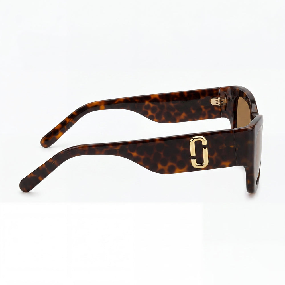 Gafas de sol Marc Jacobs Casual de mujer, Havana, 100% protección UV, no polarizadas, 53-21-135mm