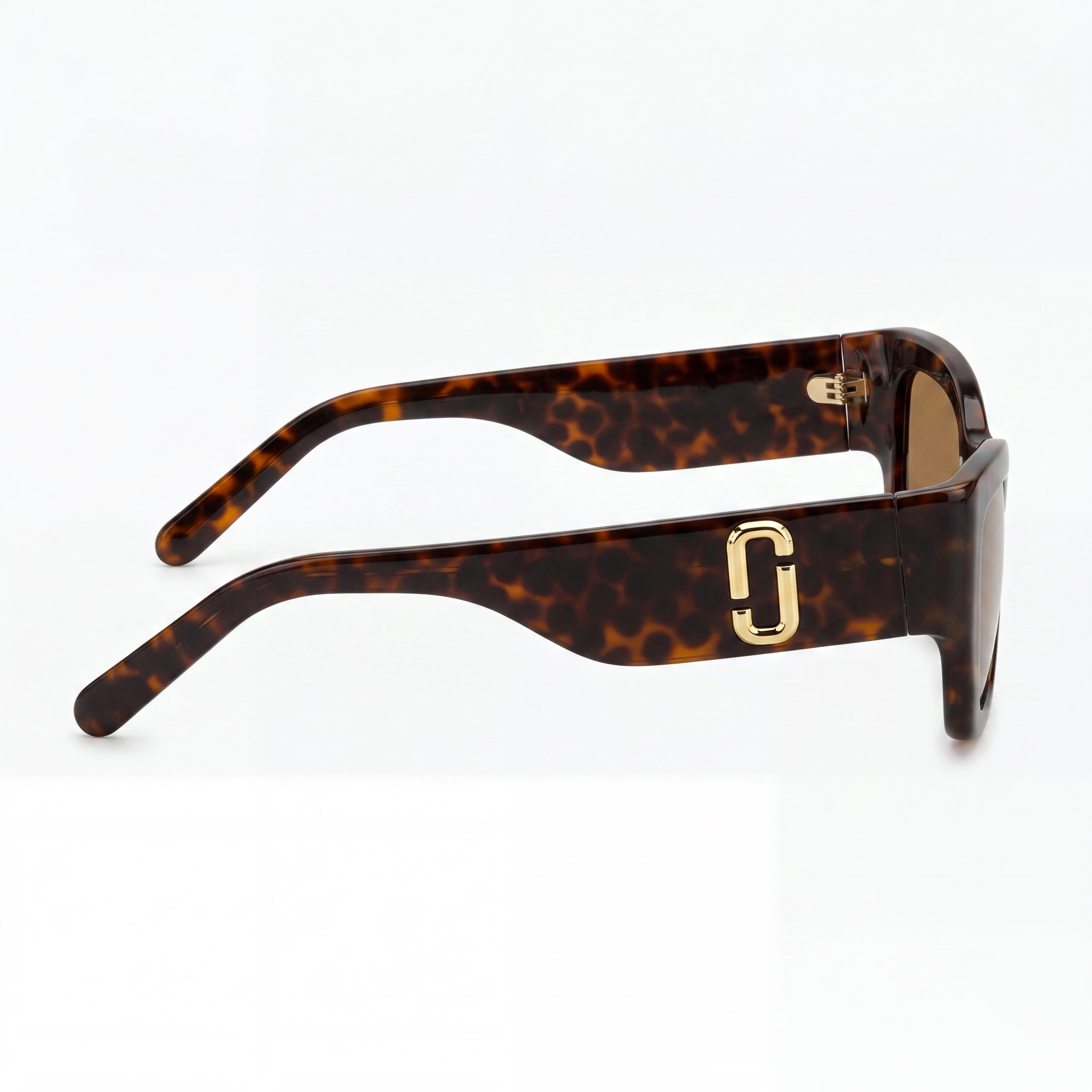 Marc Jacobs Casual Women's Havana 100% UV Protection Non-Polarized Sunglasses 53-21-135mm, Photo 3