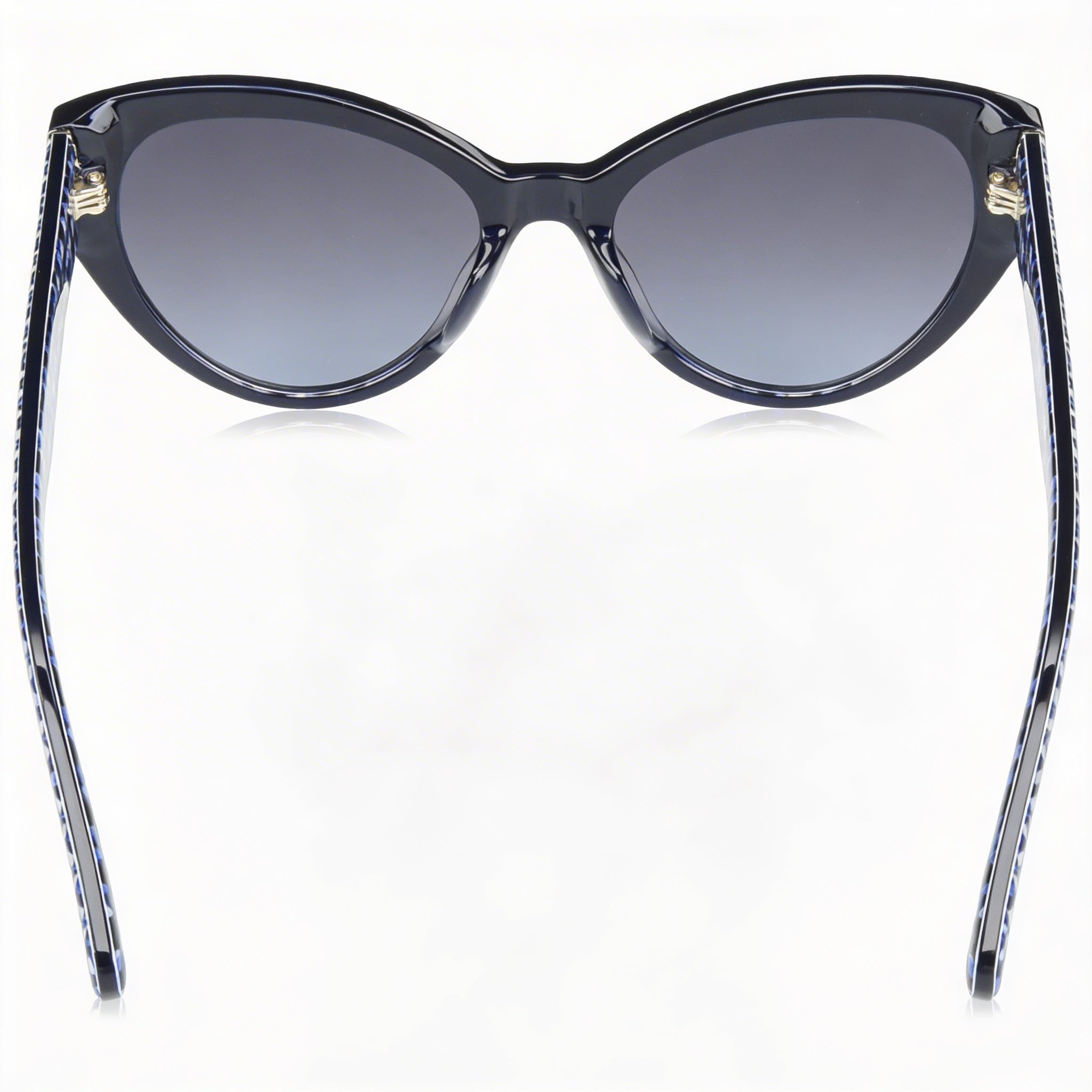 Gafas de sol Kate Spade New York PAISLEIGH/S para mujer, de acetato, con estampado azul y protección UV, 55 mm, Photo 2