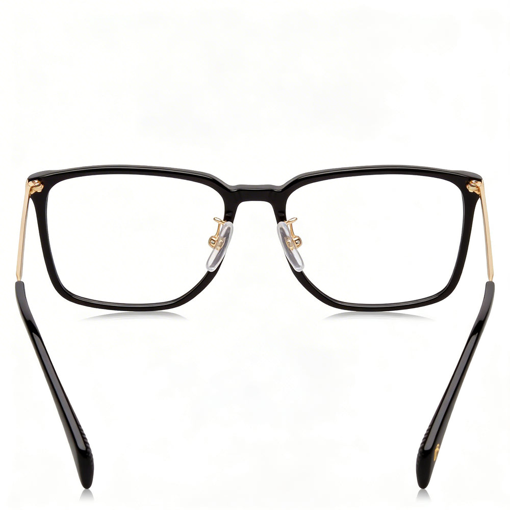 David Beckham Db 1110/G Unisex Black Gold Magnesium Frame Polycarbonate Lens Non-polarised Eyeglasses 55mm