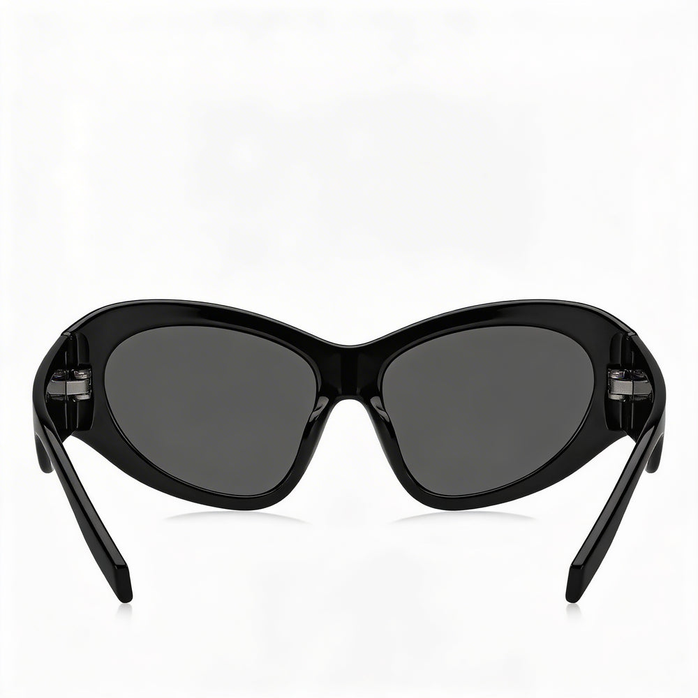 Marc Jacobs Casual Women's Black Grey Polyamide Frame Sunglasses with Black Non-Polarized Polycarbonate Lenses 62-18-120mm