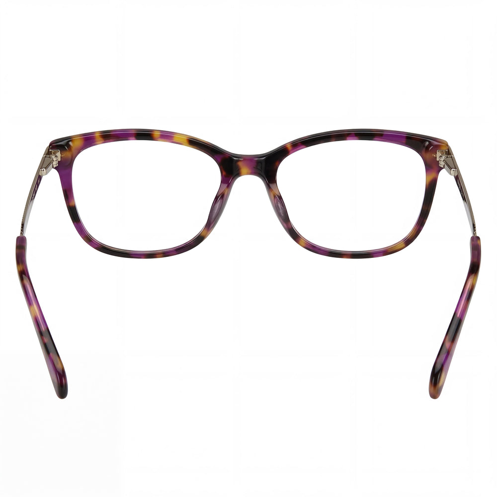 Fossil Modern Women's Acetate Optical Eyeglass Frames, Fuchsia Havana, 55mm, Prescription Ready
