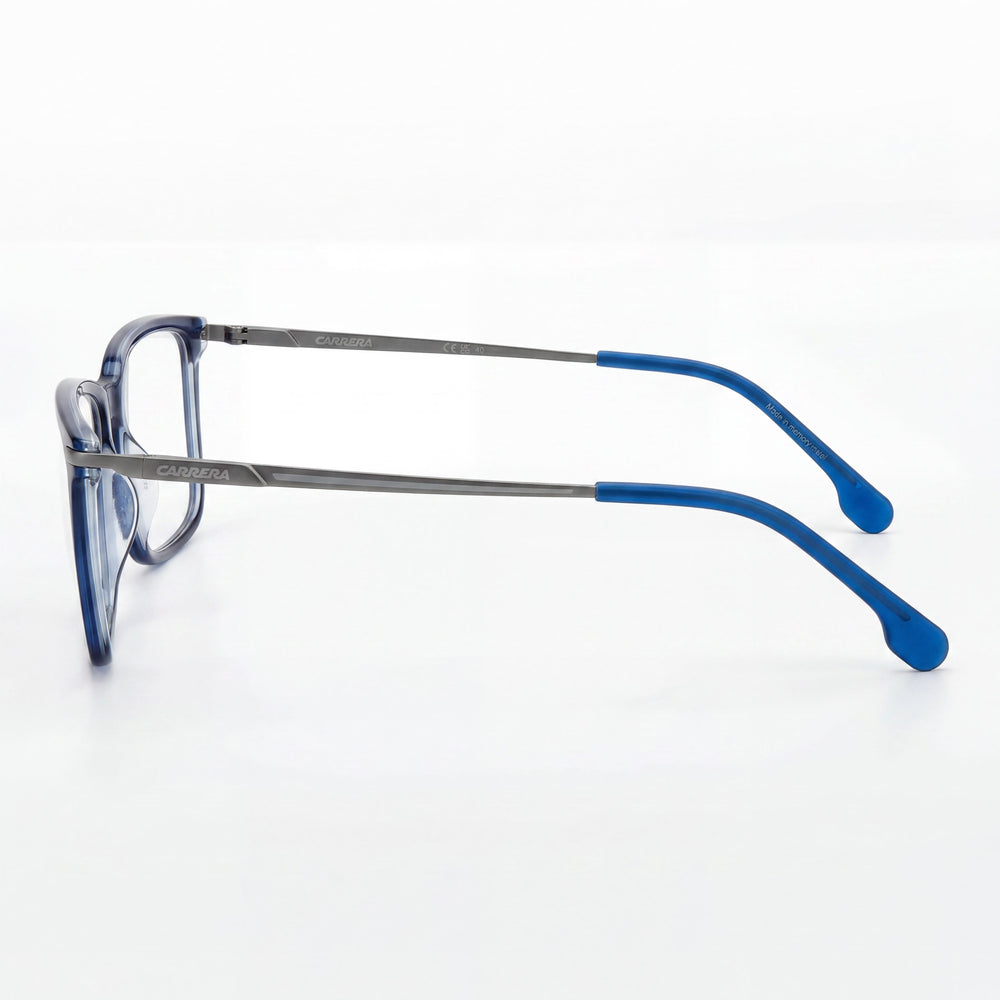 Carrera Rectangular/Square Blue Light Acetate Semi-Rimless Optical Eyeglasses for Men 55-17-140