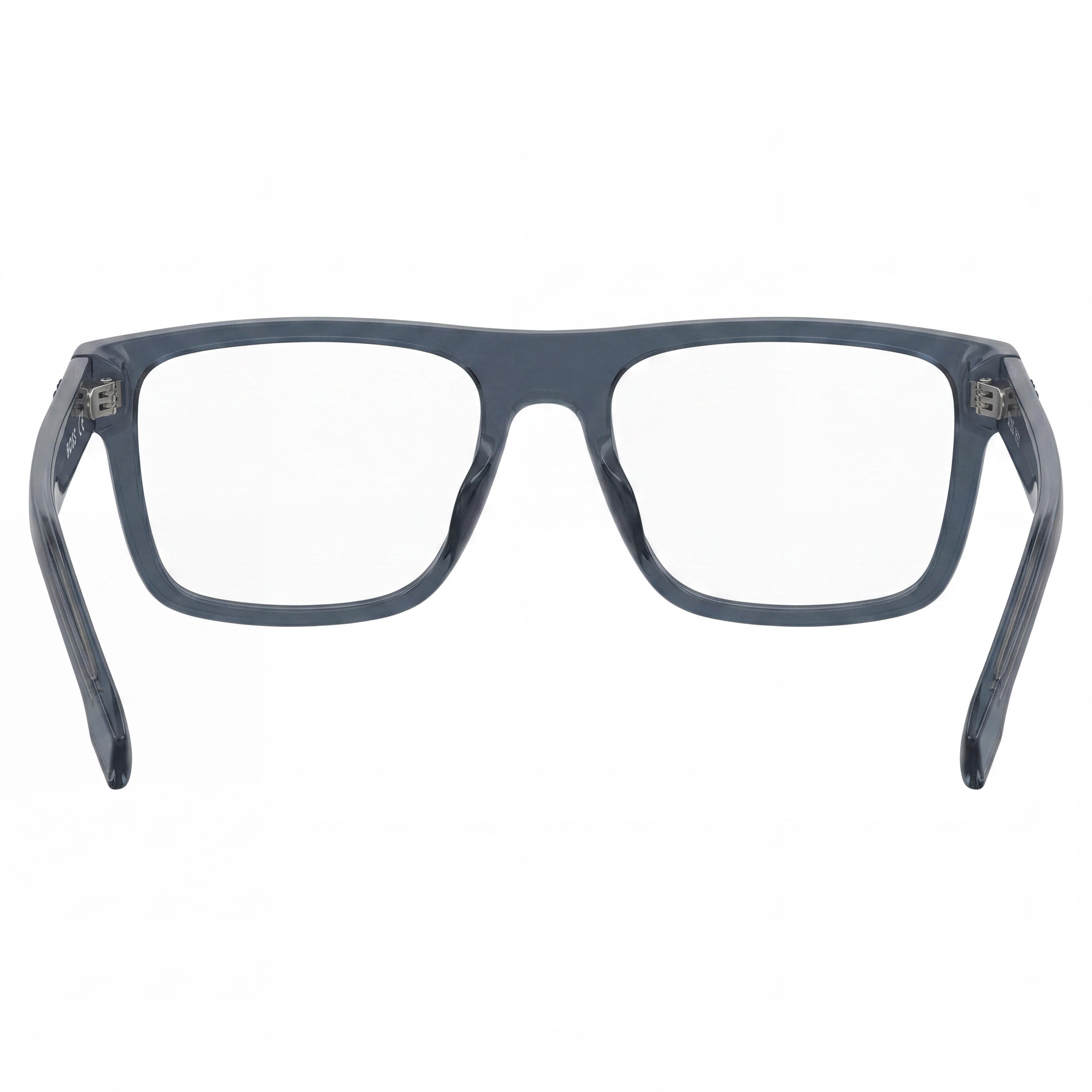 Hugo Boss Modern Men's Blue Eco Cellulose Rectangular Flat Top Optical Frames 53-18-145mm, Photo 4