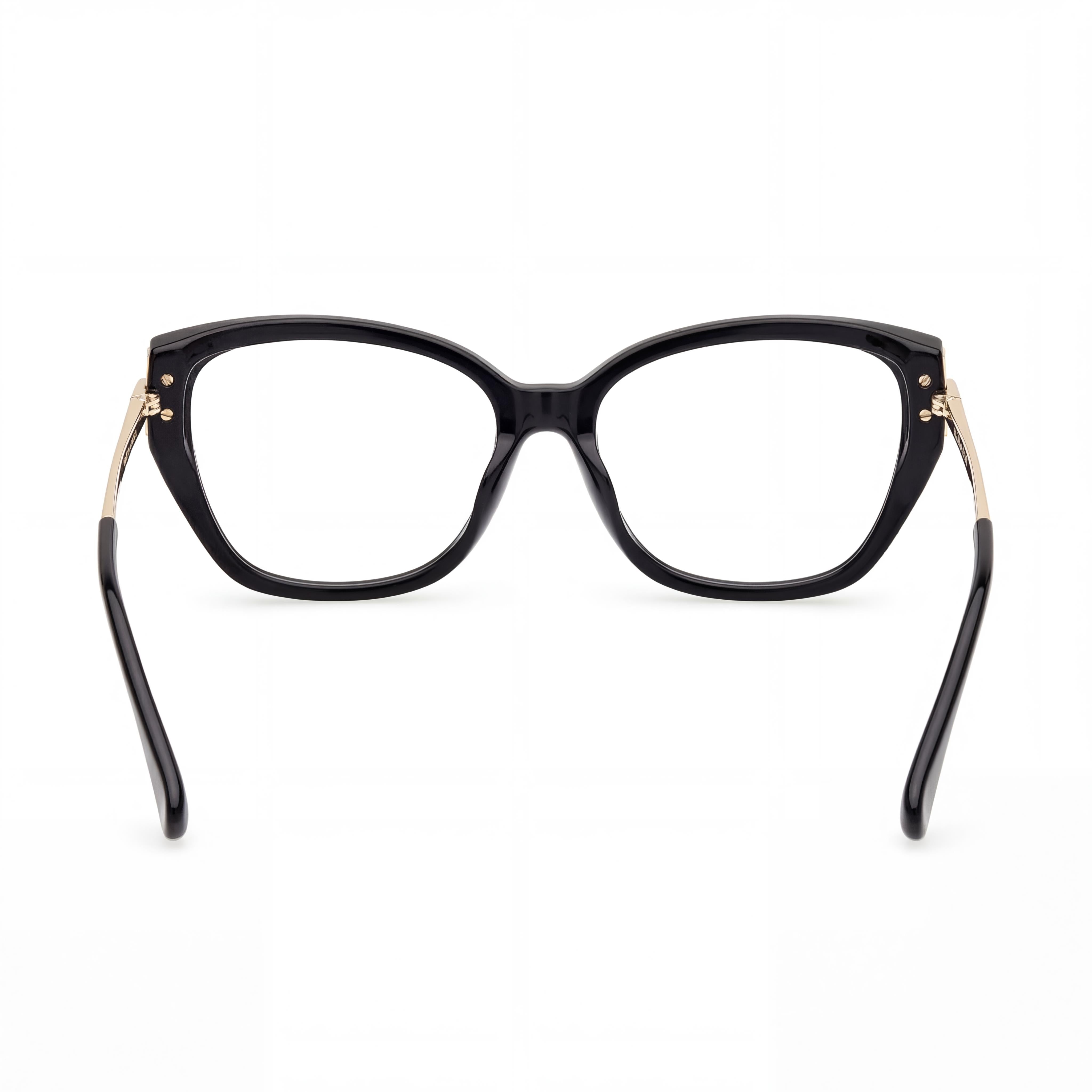 Buy MaxMara Mm5117 Women's Plastic Black, Pale Gold Frame Black