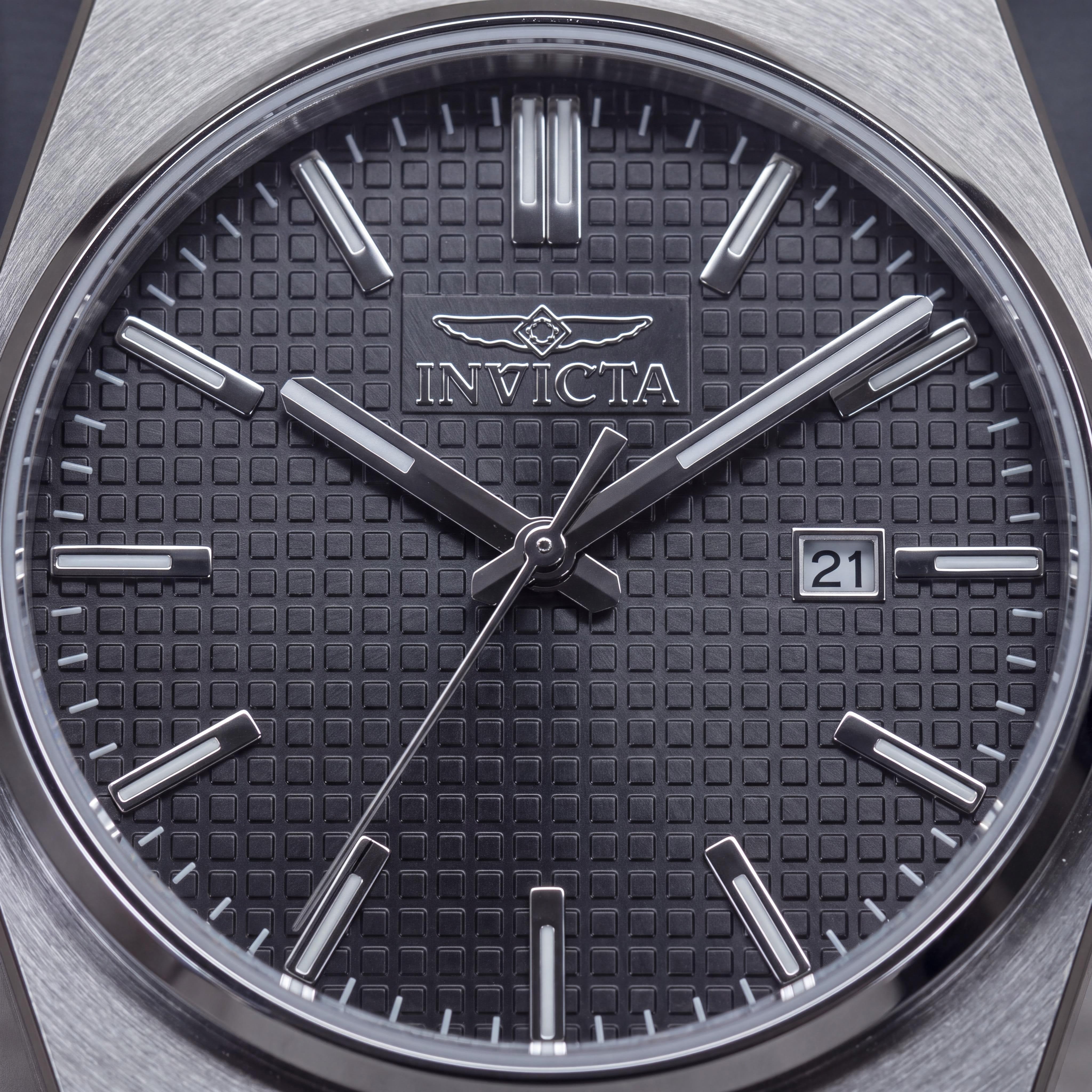 Invicta Speedway 48391 Unisex Silver Stainless Steel Case Grey Dial Quartz 5 Bar Water Resistant Watch 40mm, Photo 2