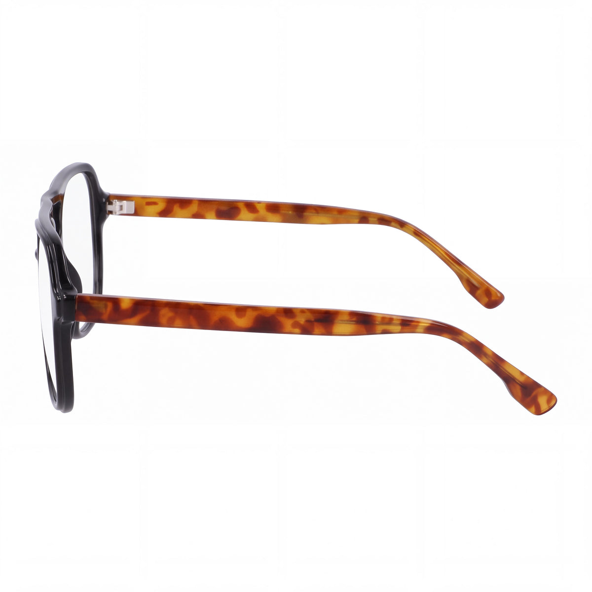 MCALLISTER Mc4534 Men's Eyewear, Black Metal Frame, Clear Polycarbonate Lenses 56-18-140, Photo 3