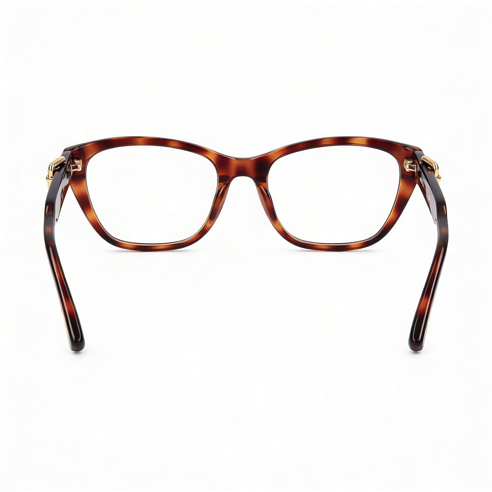 Gafas Moschino de Montura Moderna de Acetato para Mujer, Acabado Color Habana, 51mm de Ancho de Lente