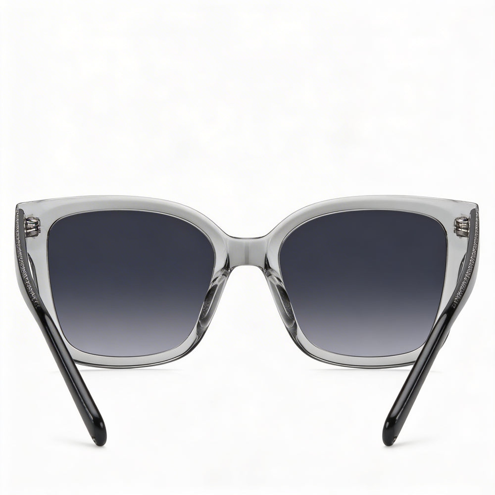 Gafas de sol Marc Jacobs Marc 458/S para mujer, montura de acetato gris, lentes sombreados gris oscuro, 53 mm, protección UV 400