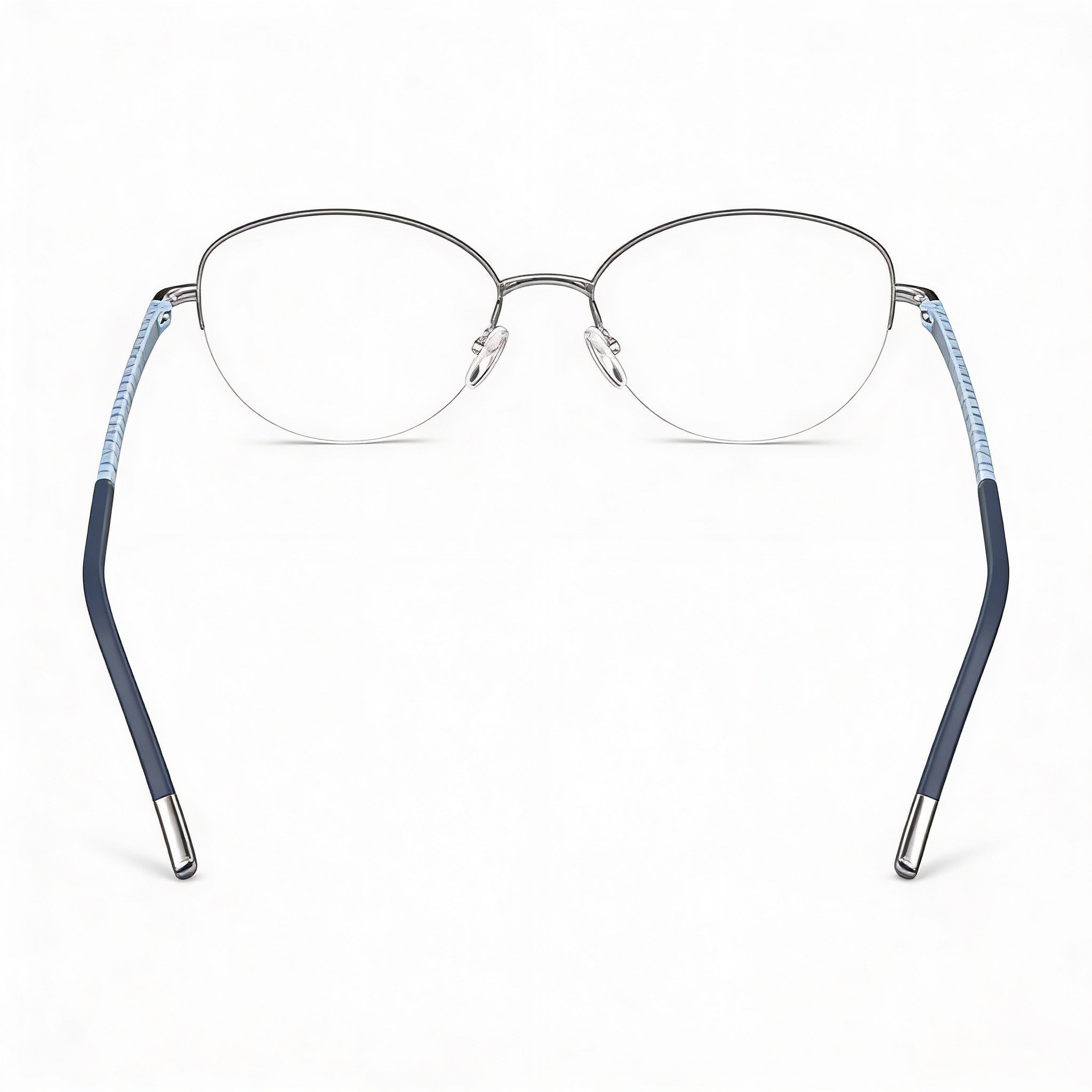 Gafas de sol Silhouettes Illusion Nylor 4560 para hombre, de metal, color cielo sedoso, lentes transparentes, 53-17-140, Photo 4