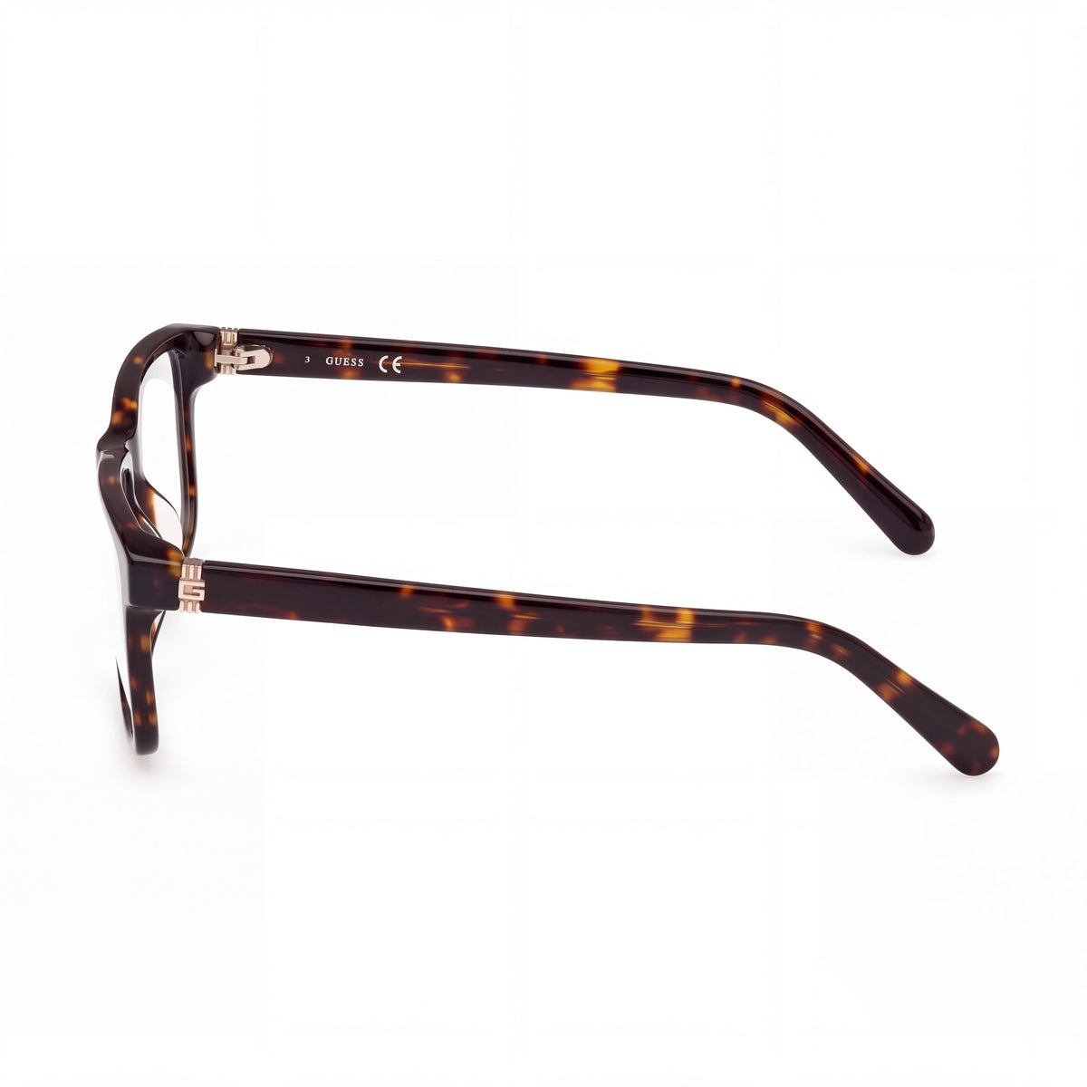 GUESS 50087-d Men's Dark Havana Plastic Eyeglasses 55mm, Photo 2
