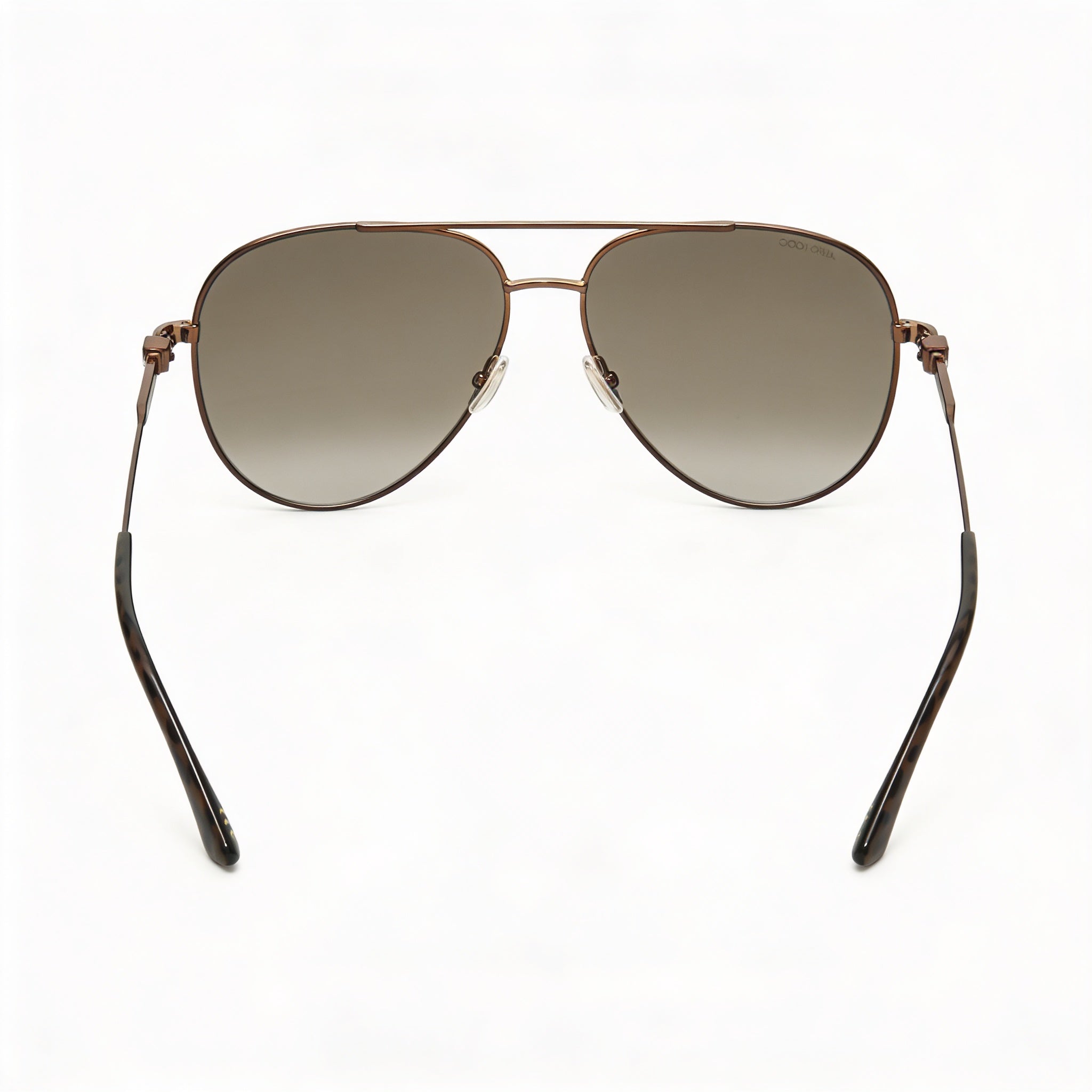 Gafas de sol clásicas Jimmy Choo para mujer con lentes de bronce de acero inoxidable y protección UV de 60 mm, Photo 4