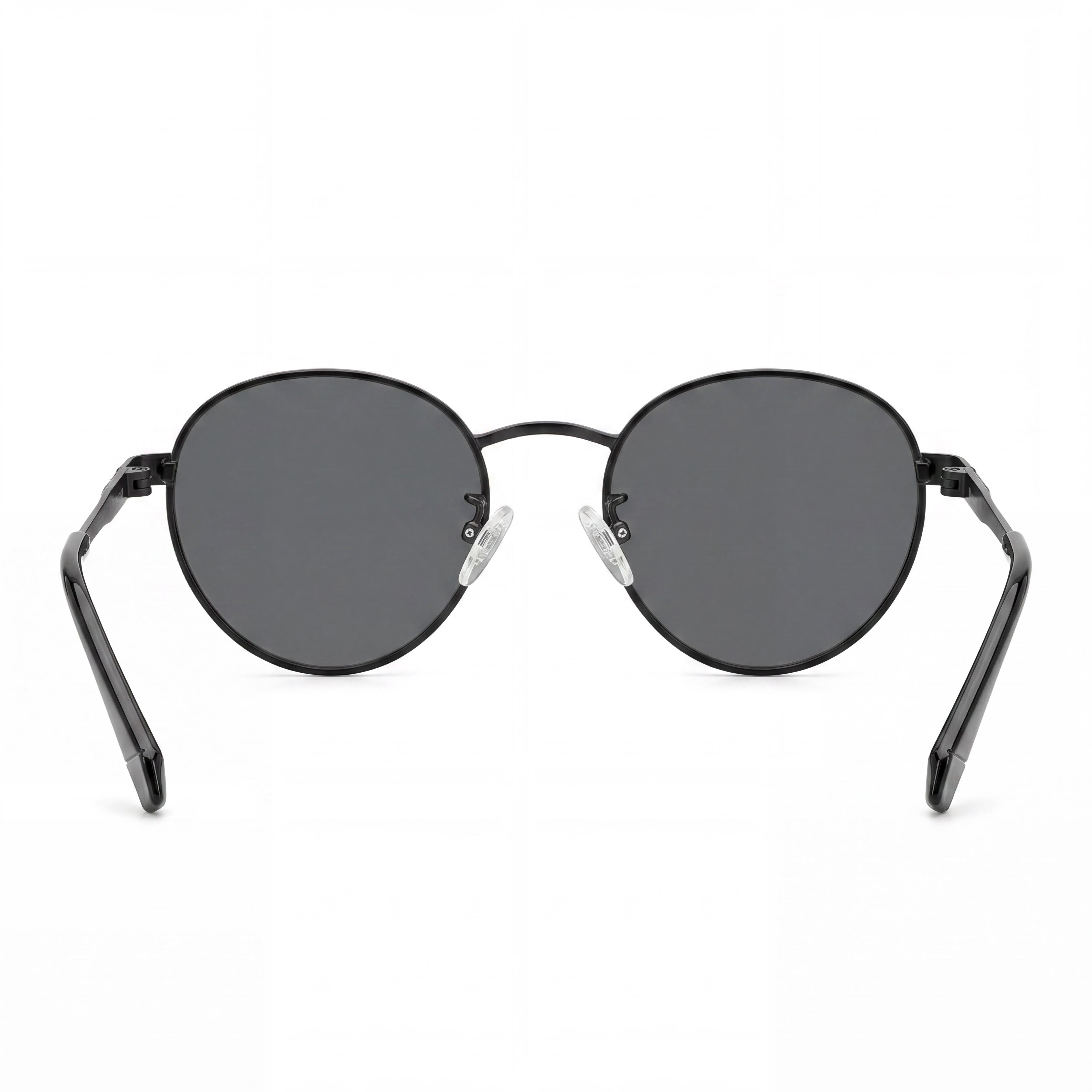 Polaroid Classic Unisex Matte Black Grey Stainless Steel Frame Grey Polarized UV Sunglasses 52mm, Photo 4