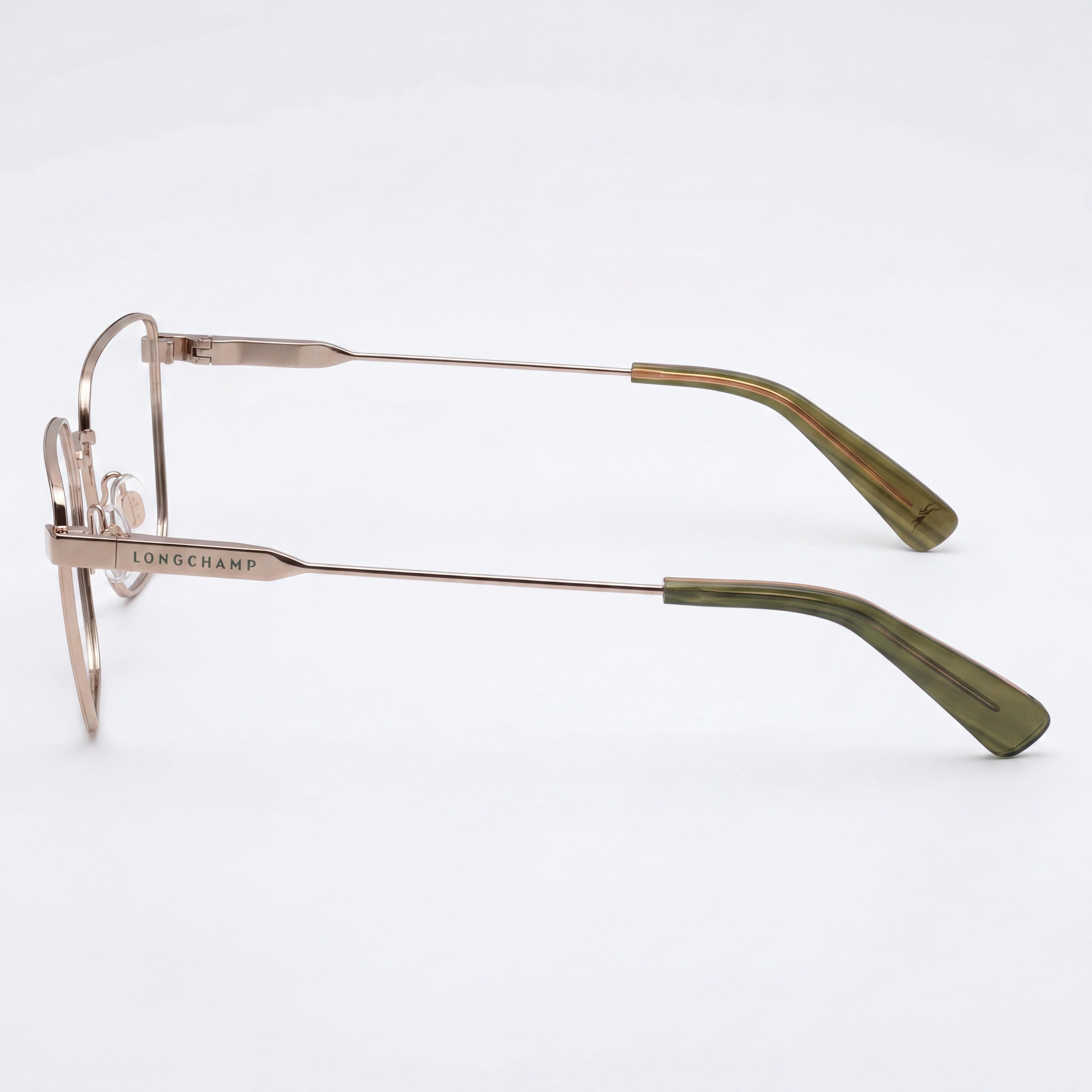 Longchamp LO2164 Rose Gold Rectangle Eyeglasses for Women, 52mm, Photo 2
