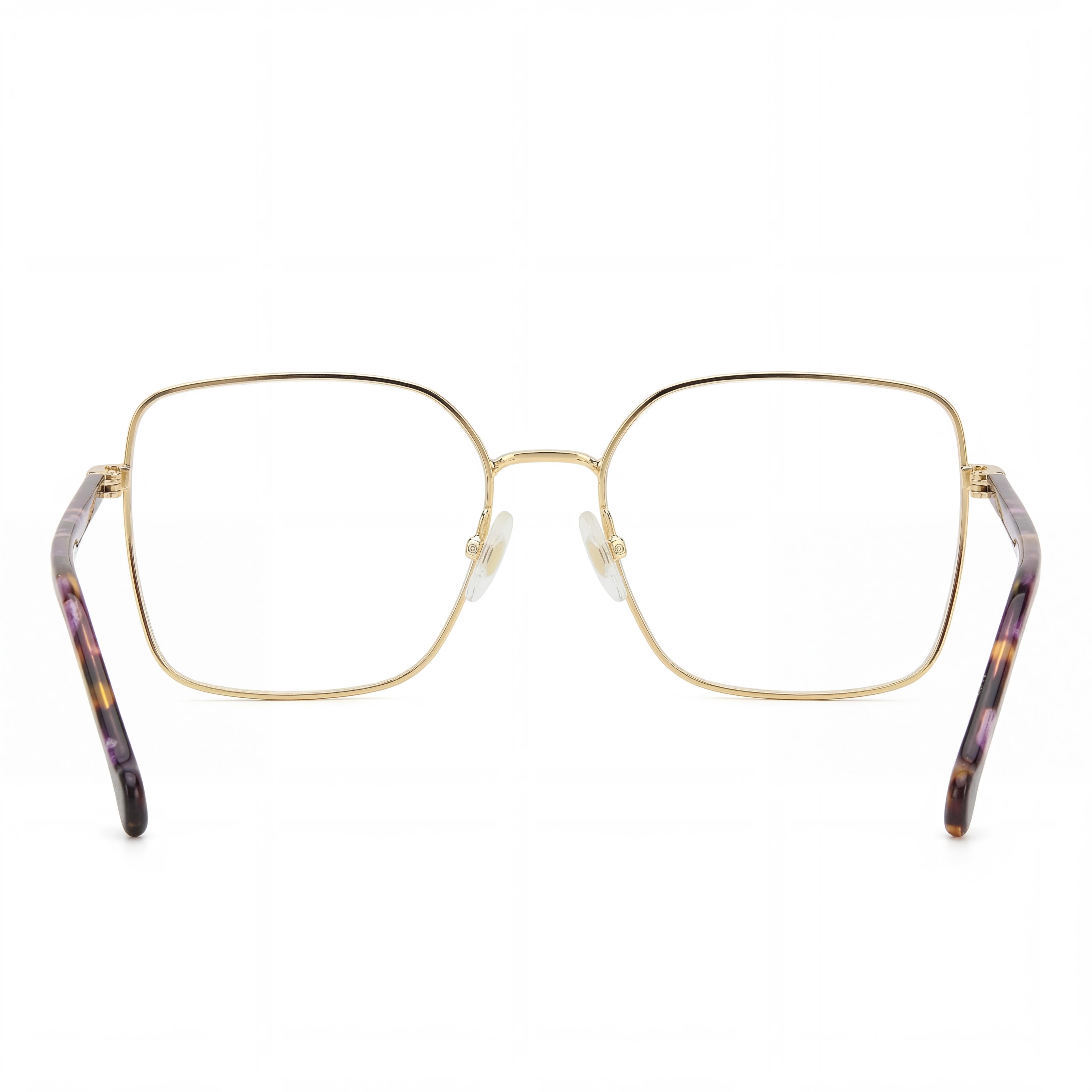 CAROLINA HERRERA Casual Women's Metal Violet Gold Eyeglasses 55-17-145, Photo 4