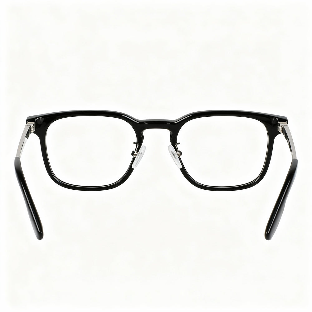 Gafas de sol polarizadas Nike 7171 unisex con montura cuadrada de metal negro y lentes negras (ancho de lente de 51 mm)