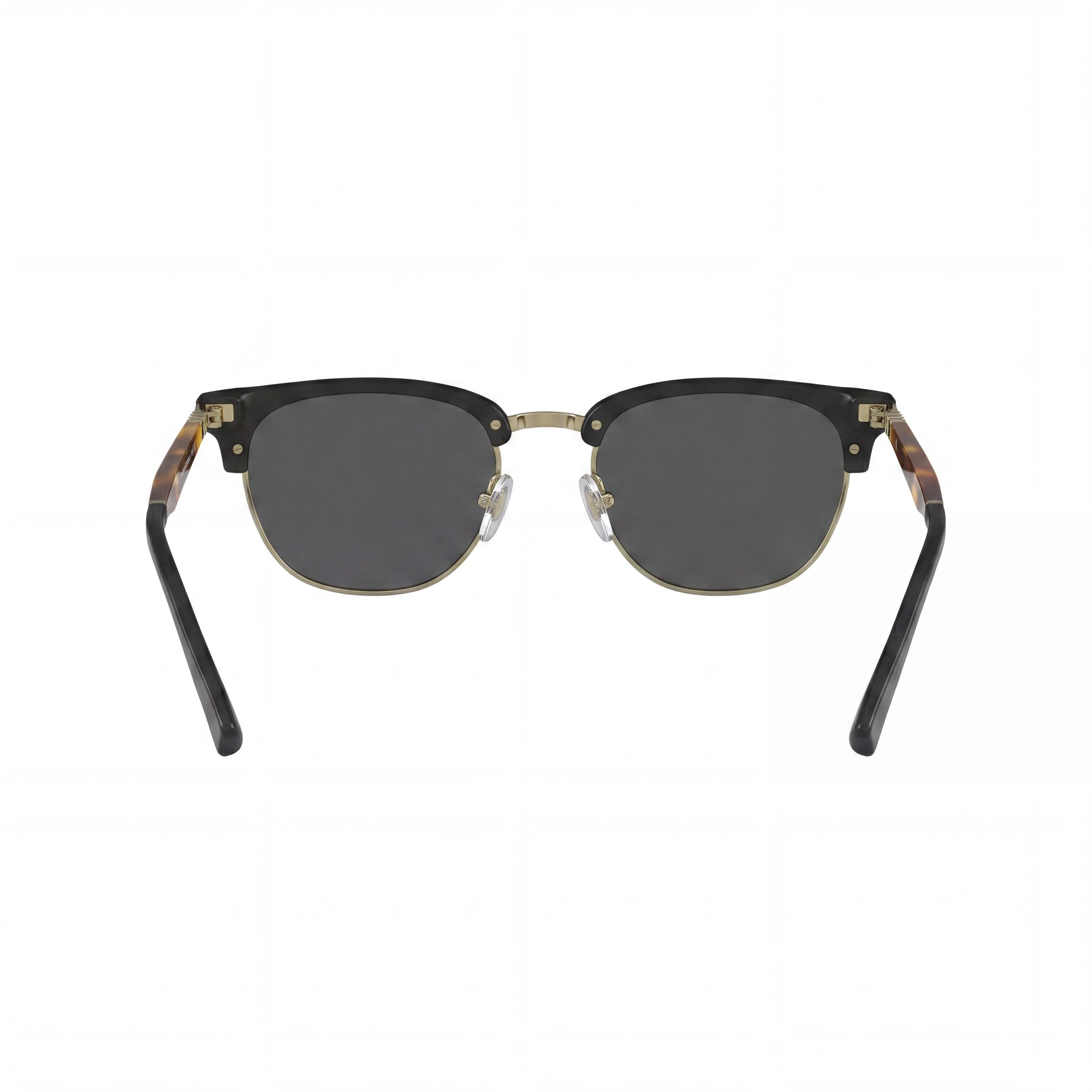 SALVATORE FERRAGAMO Sf307s Unisex Composite UV Protected Non-Polarized Sunglasses Black Gold Havana Dark Grey with Grey Lenses 53mm, Photo 3