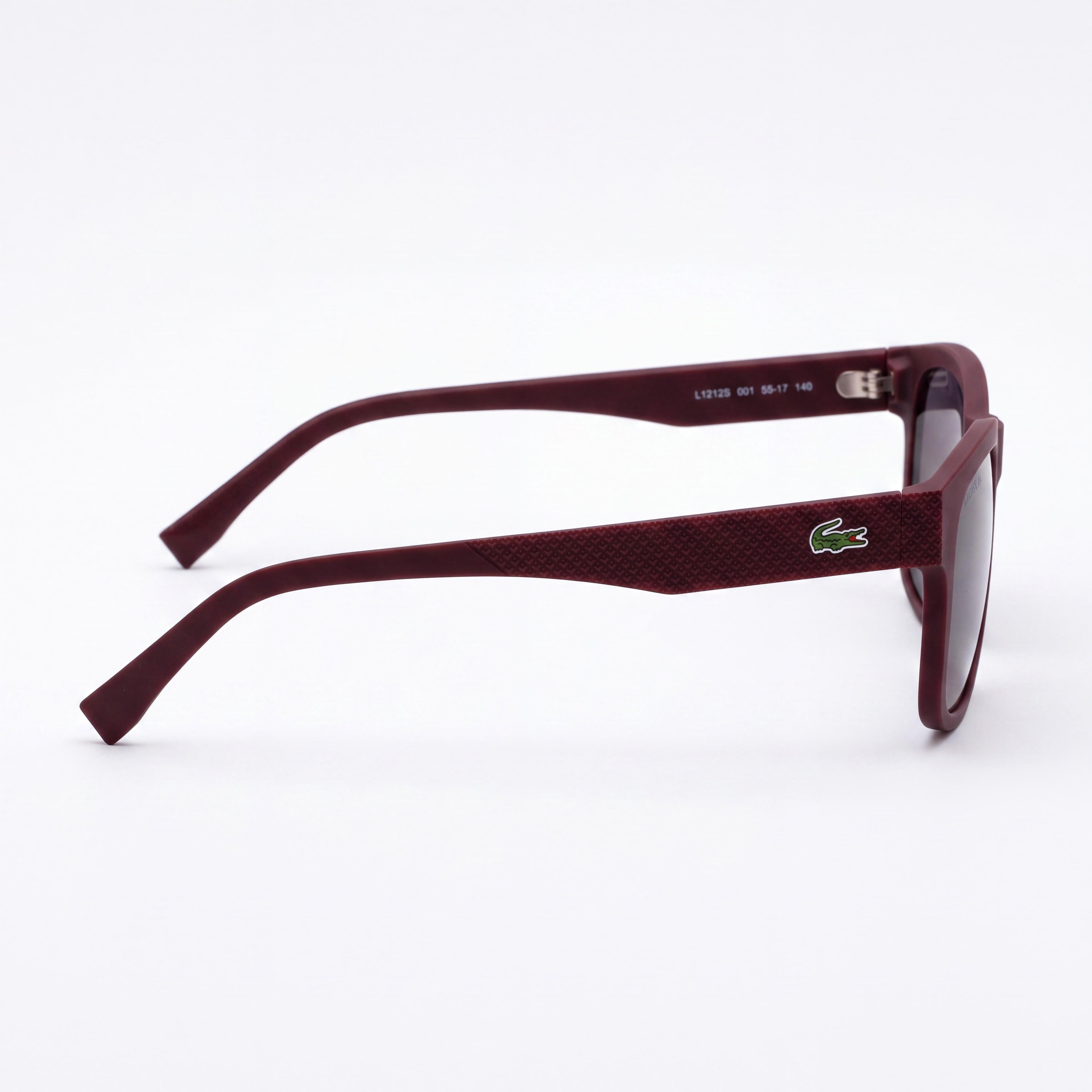 Lacoste L982s Unisex Matte Red Plastic Frame Polycarbonate Lenses UV Protection Non-Polarized Sunglasses 53mm, Photo 3