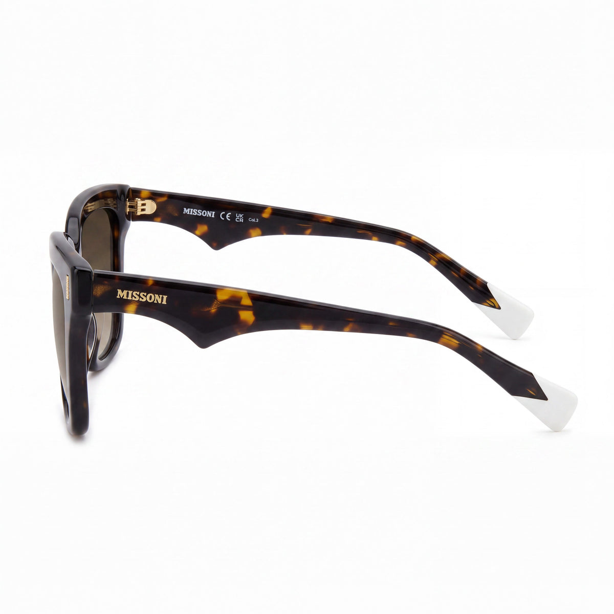 Missoni Women's Modern Acetate Frame Eyeglasses in Azul with Blue Lenses, Size 53-19-145, Photo 2